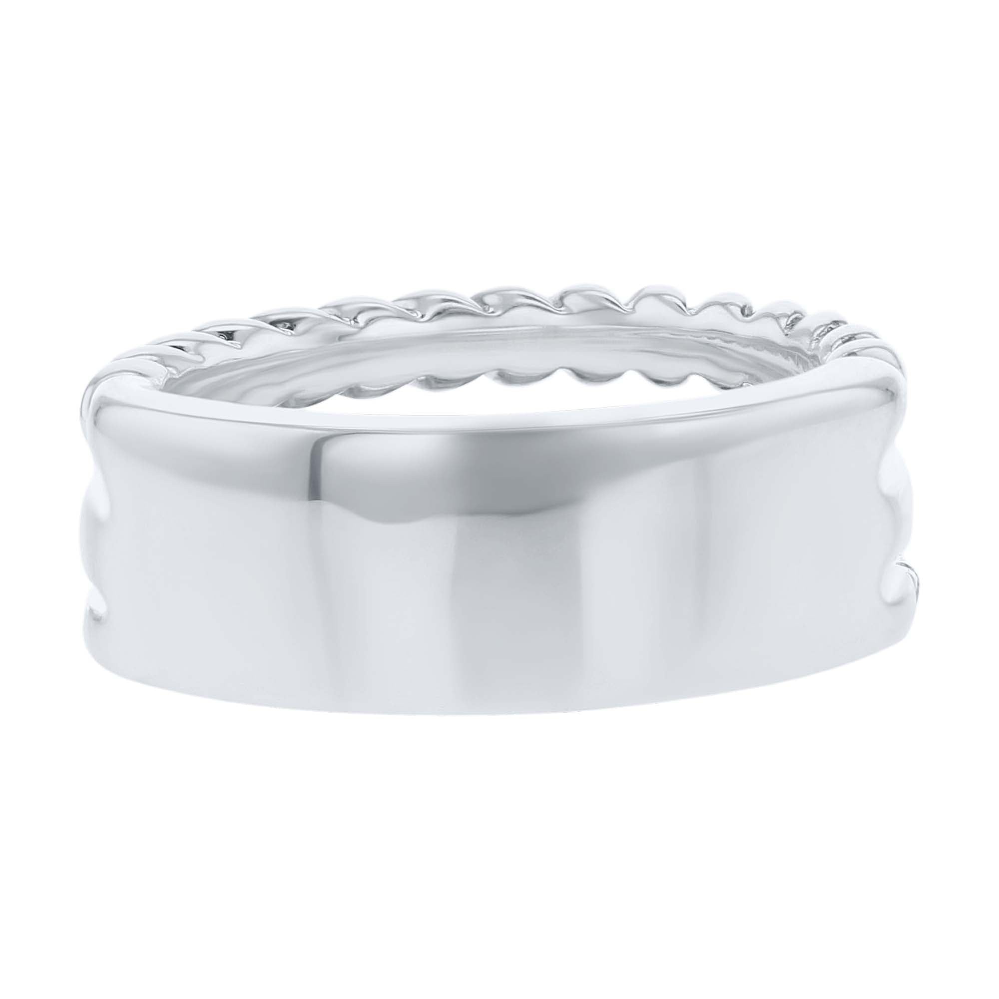 Silver Sloane Stacked Diamond Ring