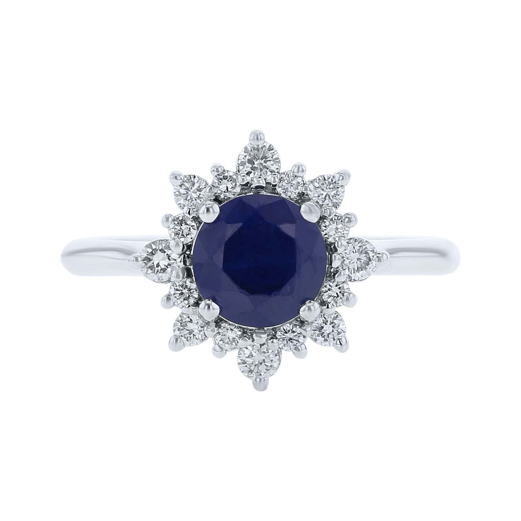 Amalia Sapphire & Diamond Ready for Love Engagement Ring