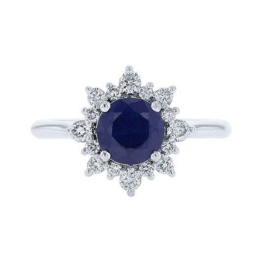 Amalia Sapphire & Diamond Ready for Love Engagement Ring