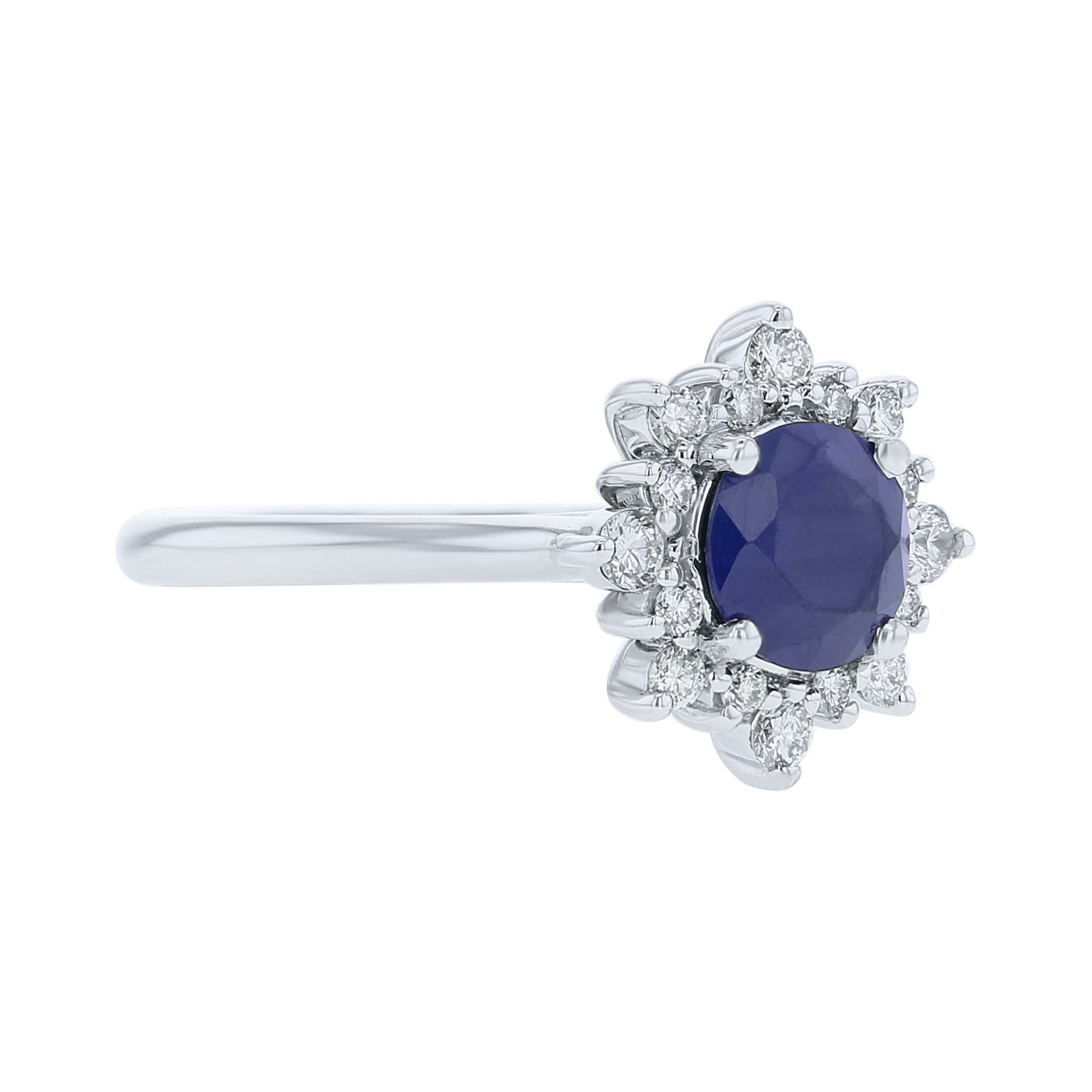 Amalia Sapphire & Diamond Ready for Love Engagement Ring