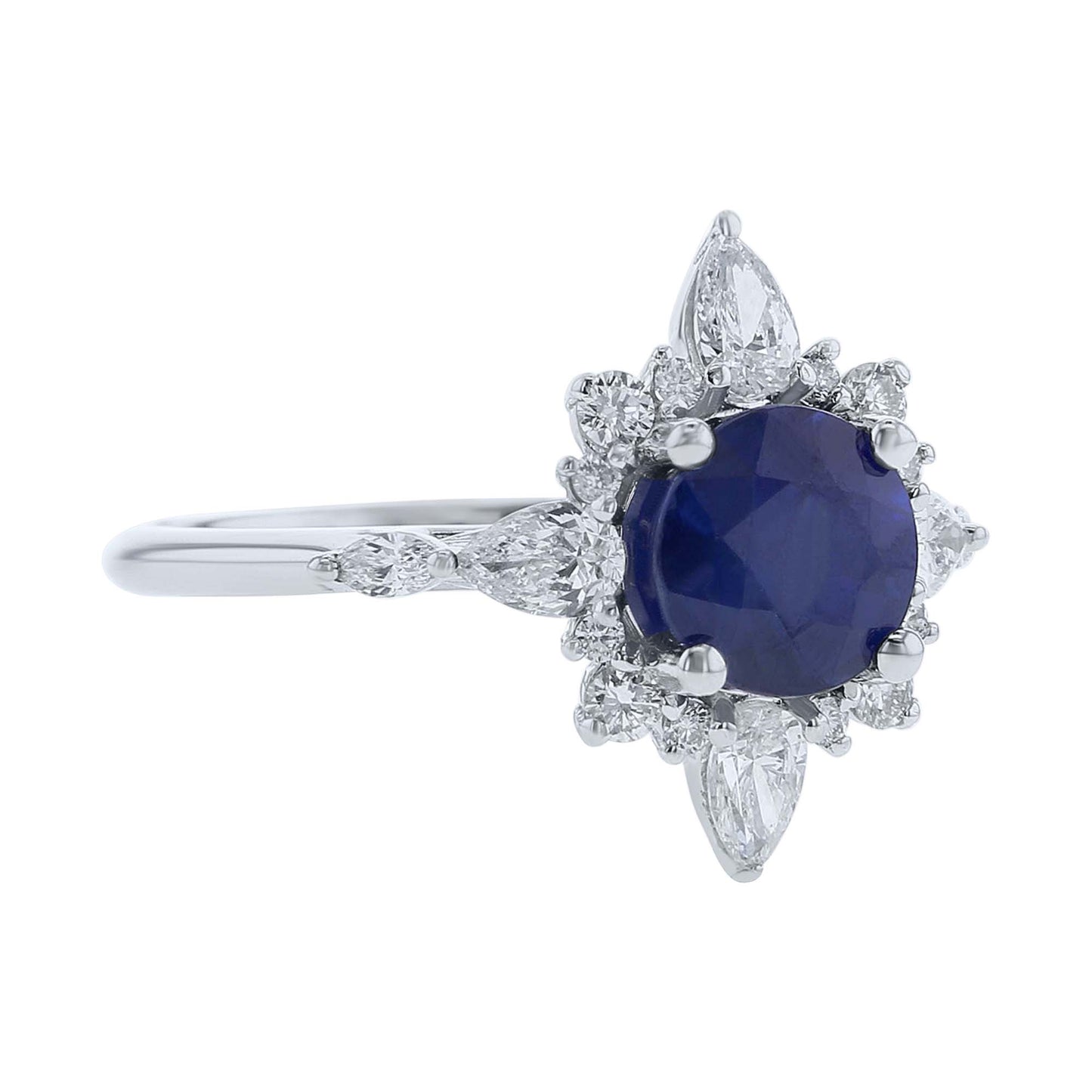 Therese Sapphire & Diamond Ready for Love Engagement Ring