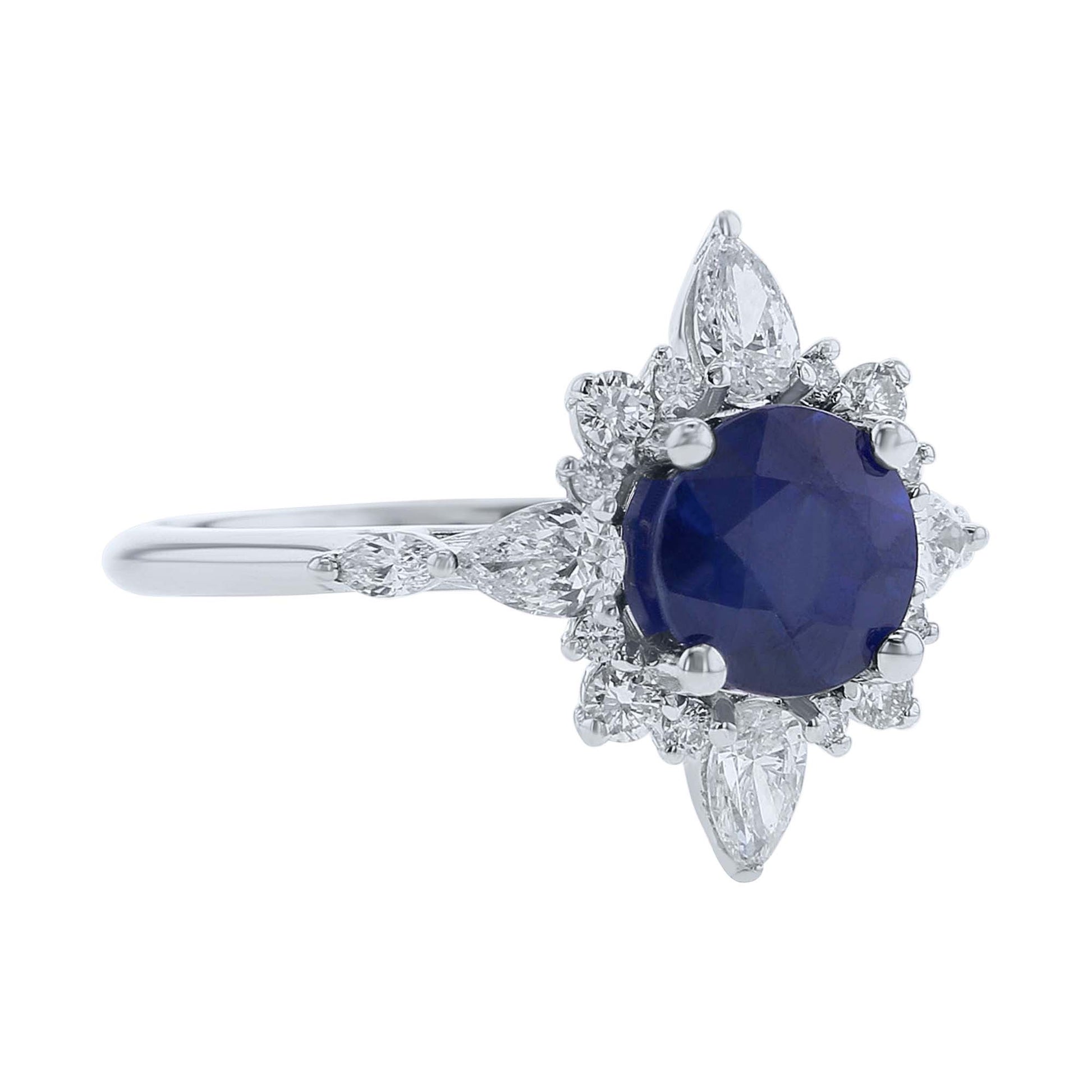Therese Sapphire & Diamond Ready for Love Engagement Ring