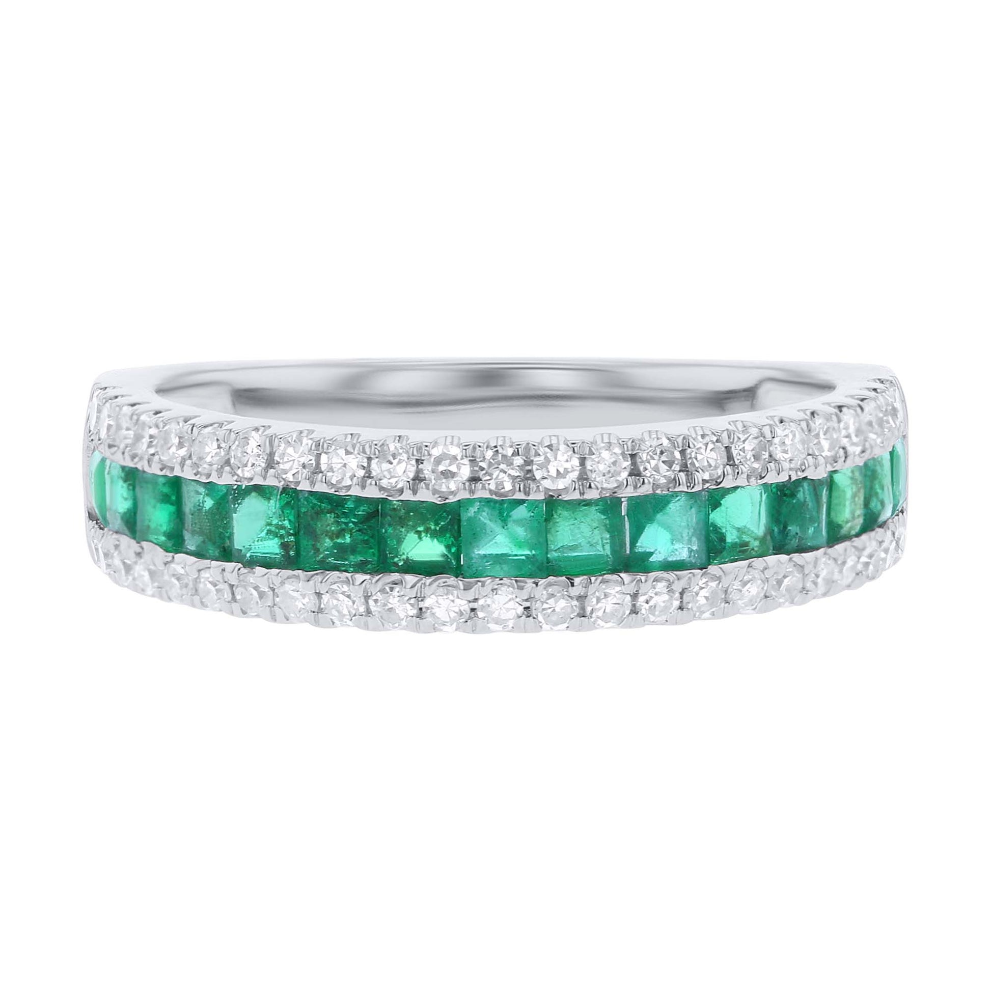 Ramona Emerald & Diamond Ring