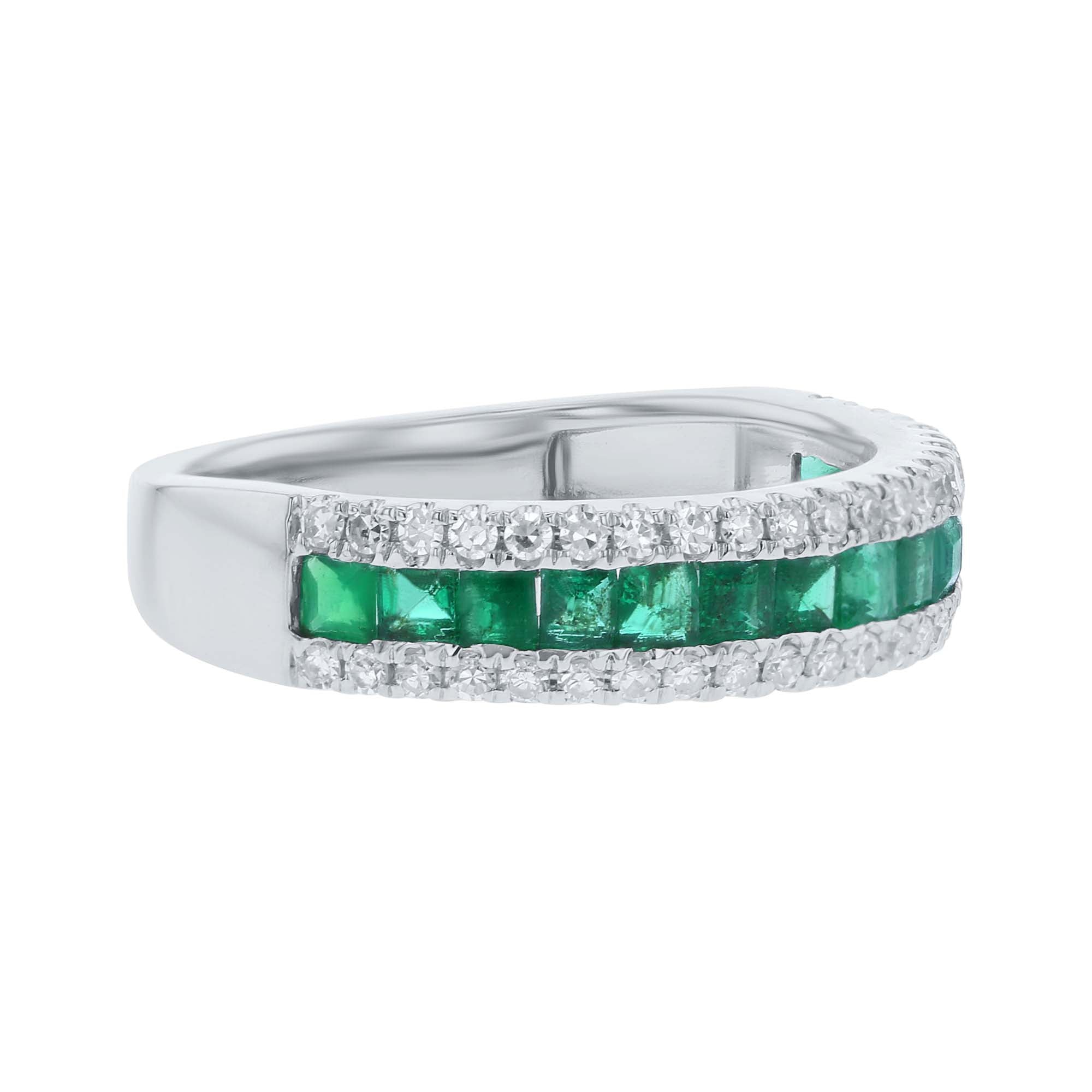 Ramona Emerald & Diamond Ring