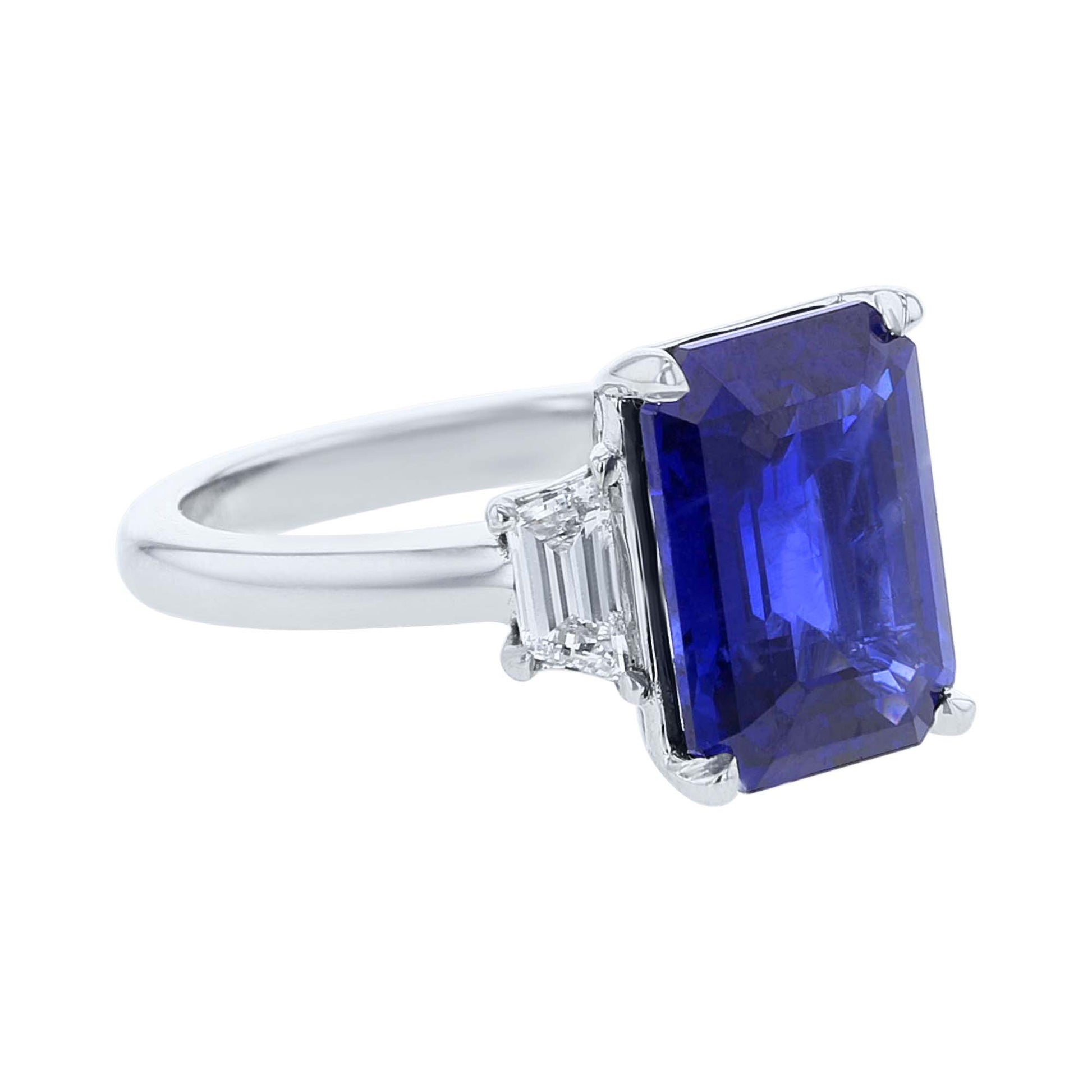 Hurley Ready for Love Sapphire & Diamond Engagement Ring