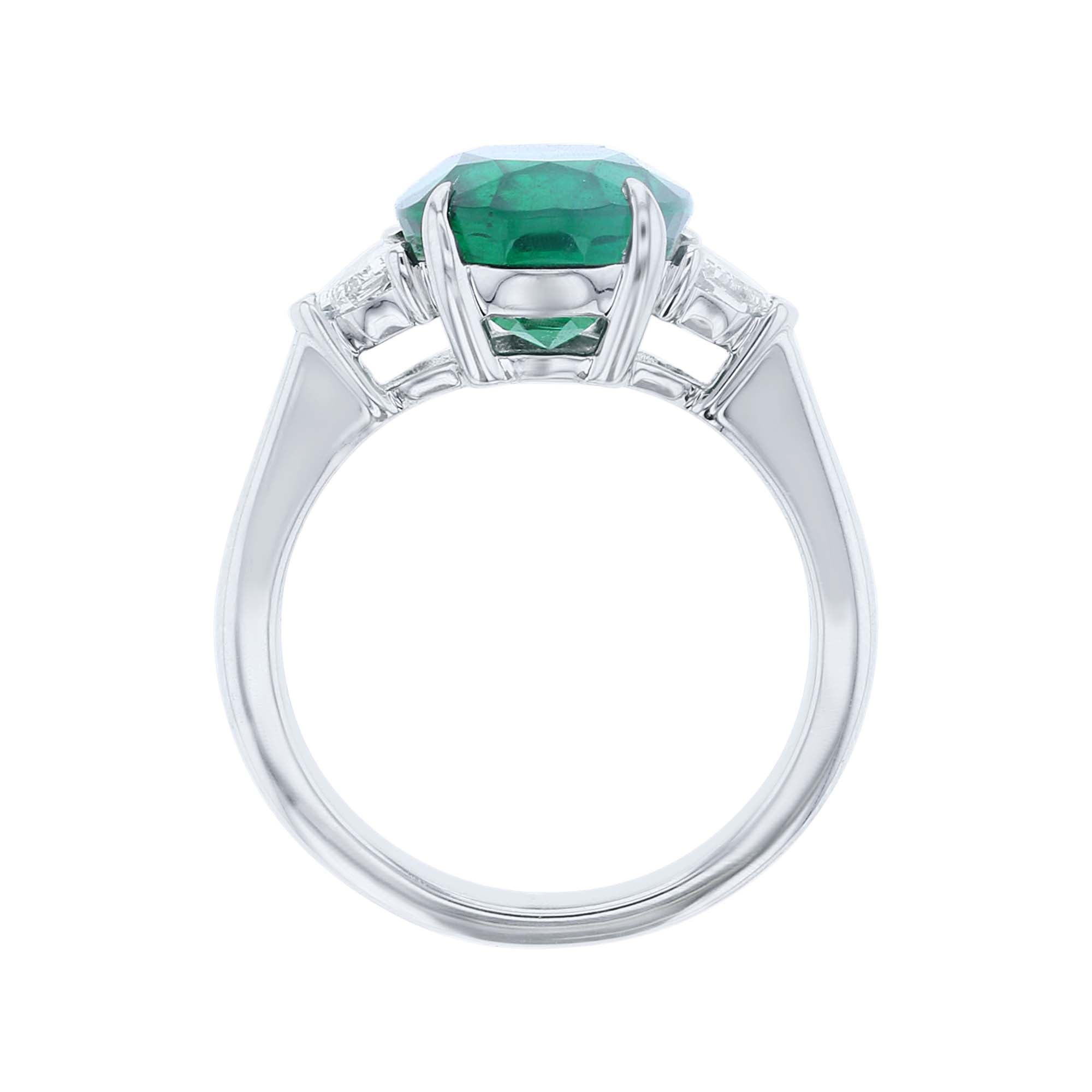 Dakota Ready for Love Emerald & Diamond Engagement Ring