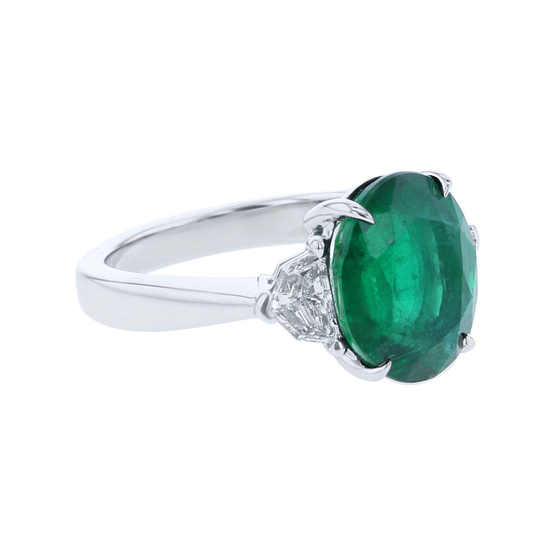 Dakota Ready for Love Emerald & Diamond Engagement Ring