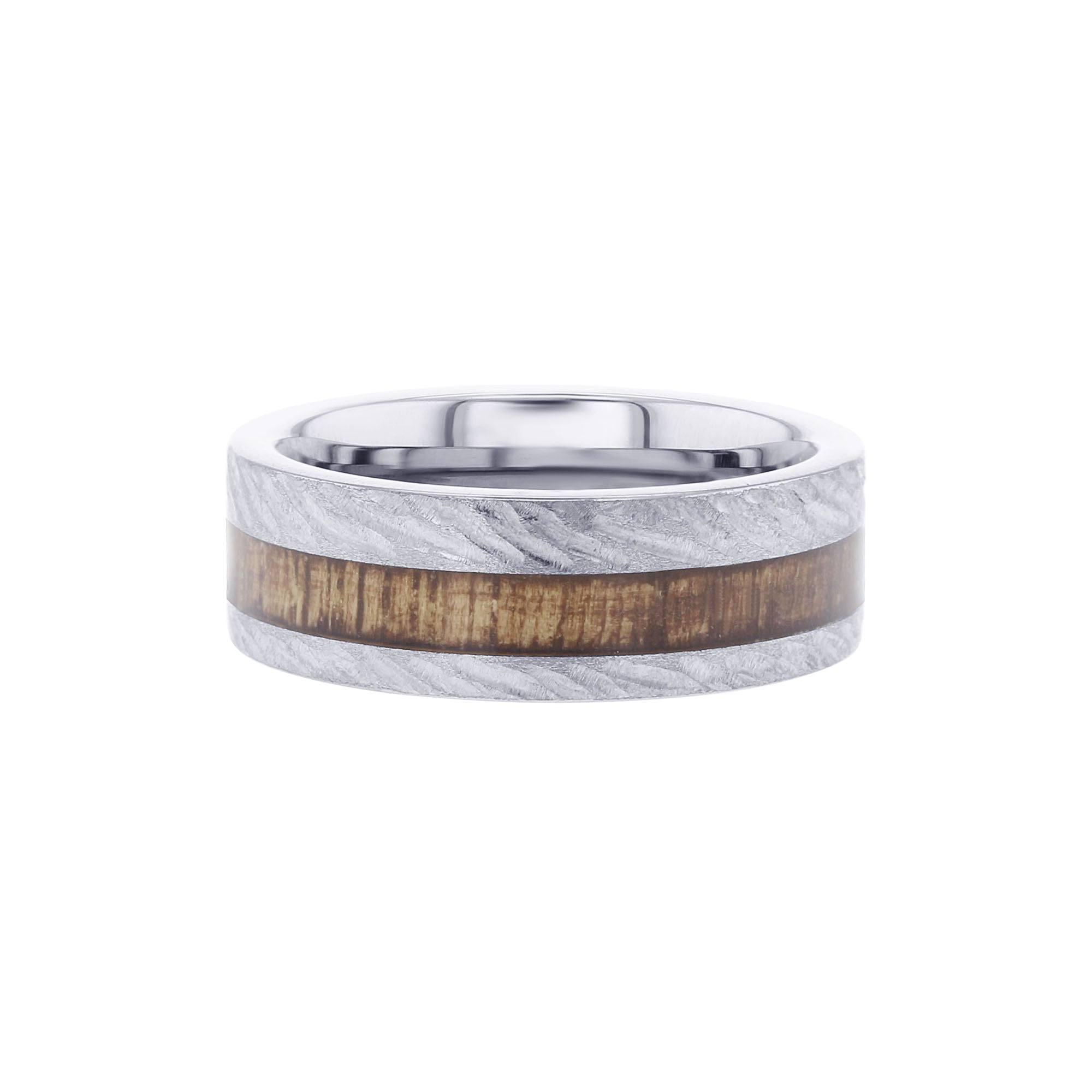 Trout Baseball Serinium 8mm  Wedding Ring