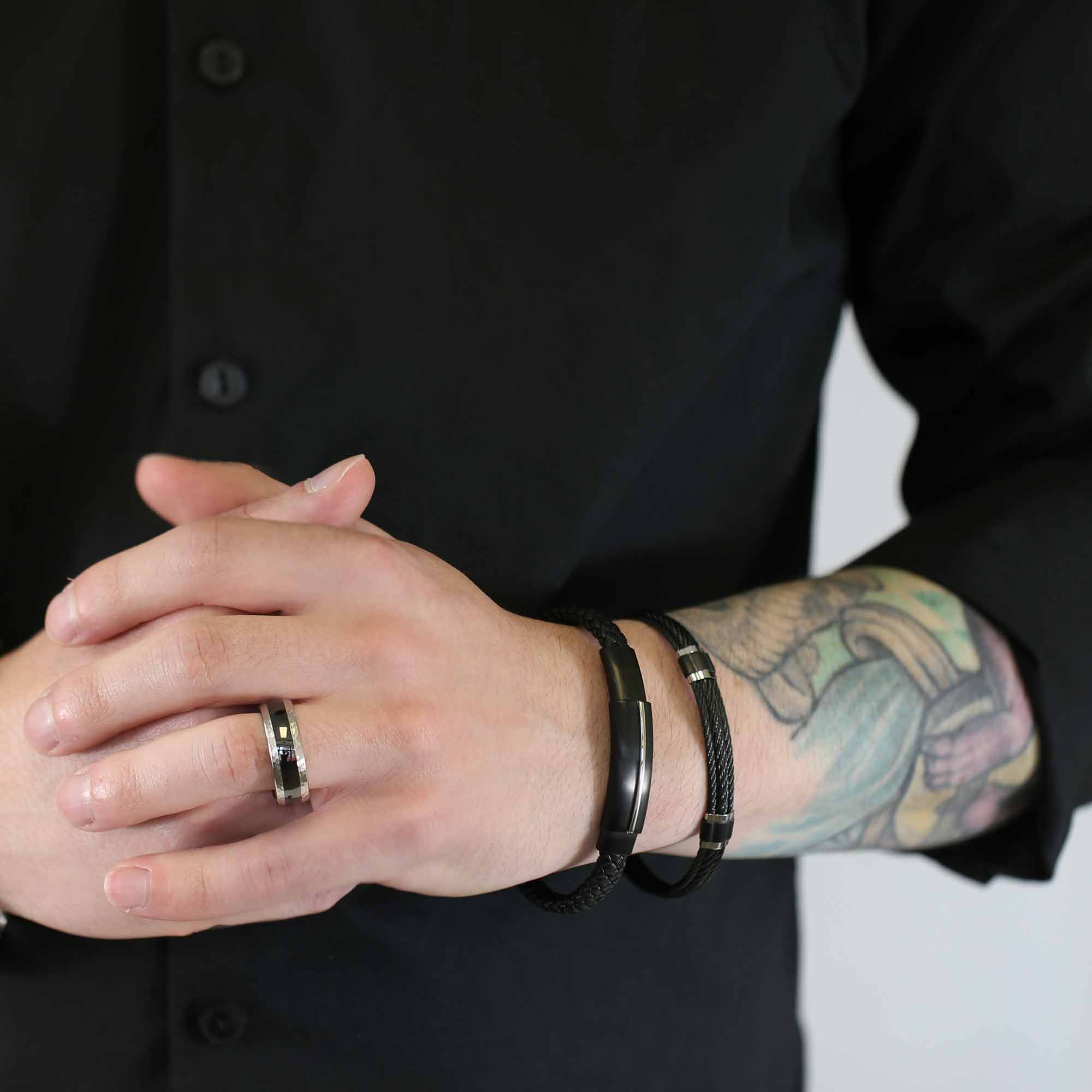 Atlas Stainless Steel Bracelet – Steven Singer Jewelers