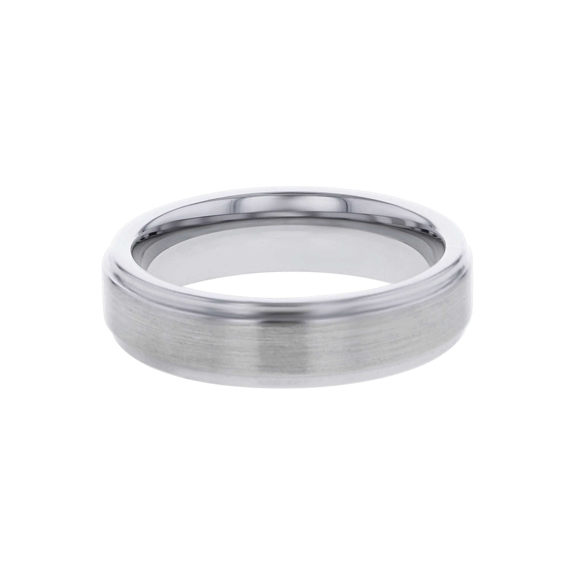 Dale Tungsten Step Edge Wedding Ring - 6mm – Steven Singer Jewelers
