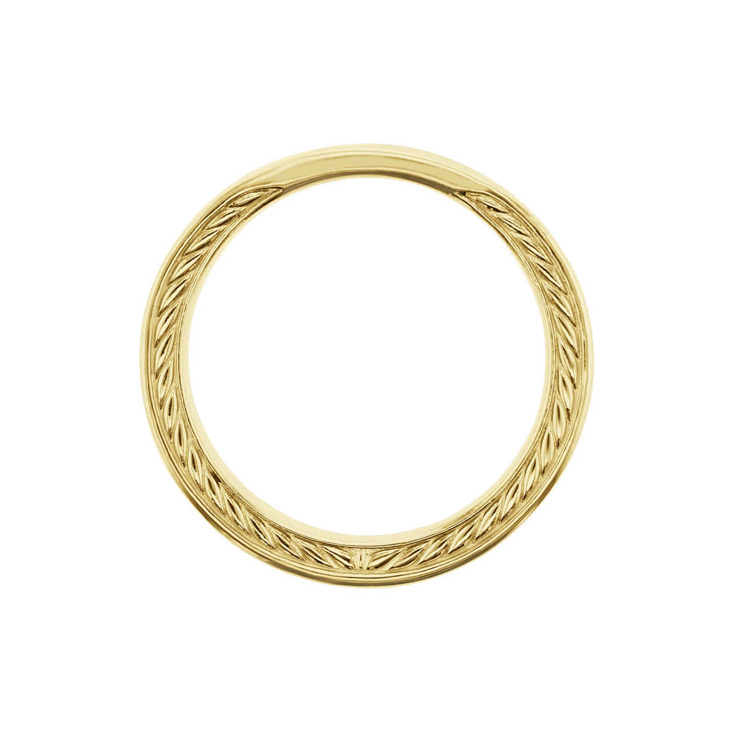 Althea Engraved Gold Wedding Ring