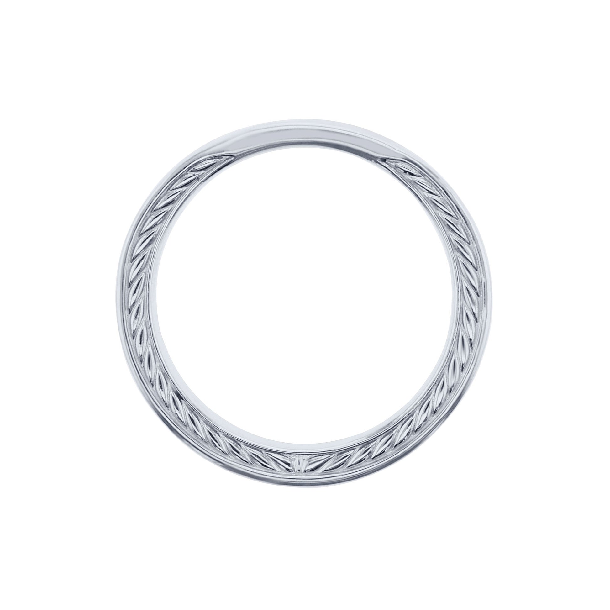 Althea Engraved Gold Wedding Ring