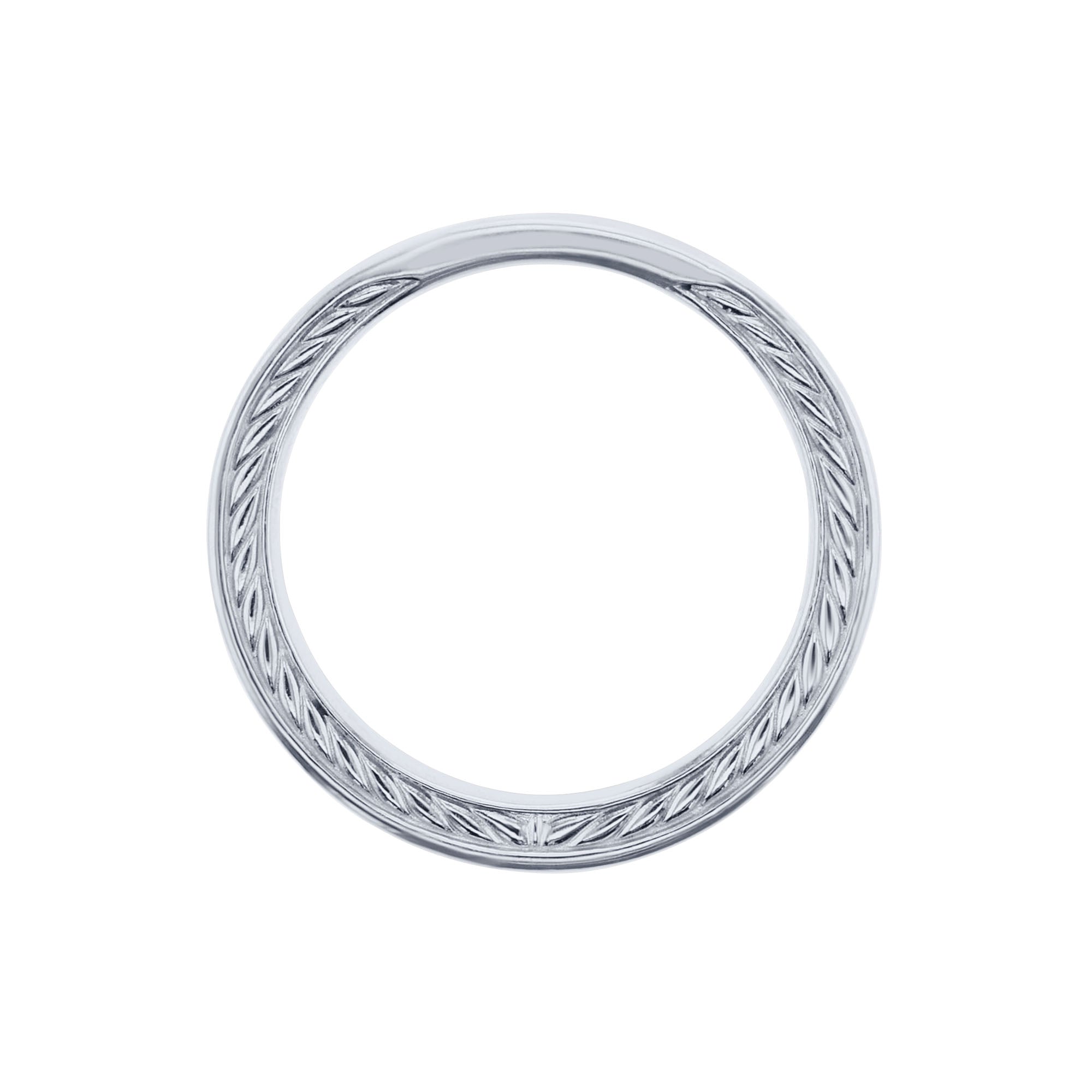 Althea Engraved Gold Wedding Ring