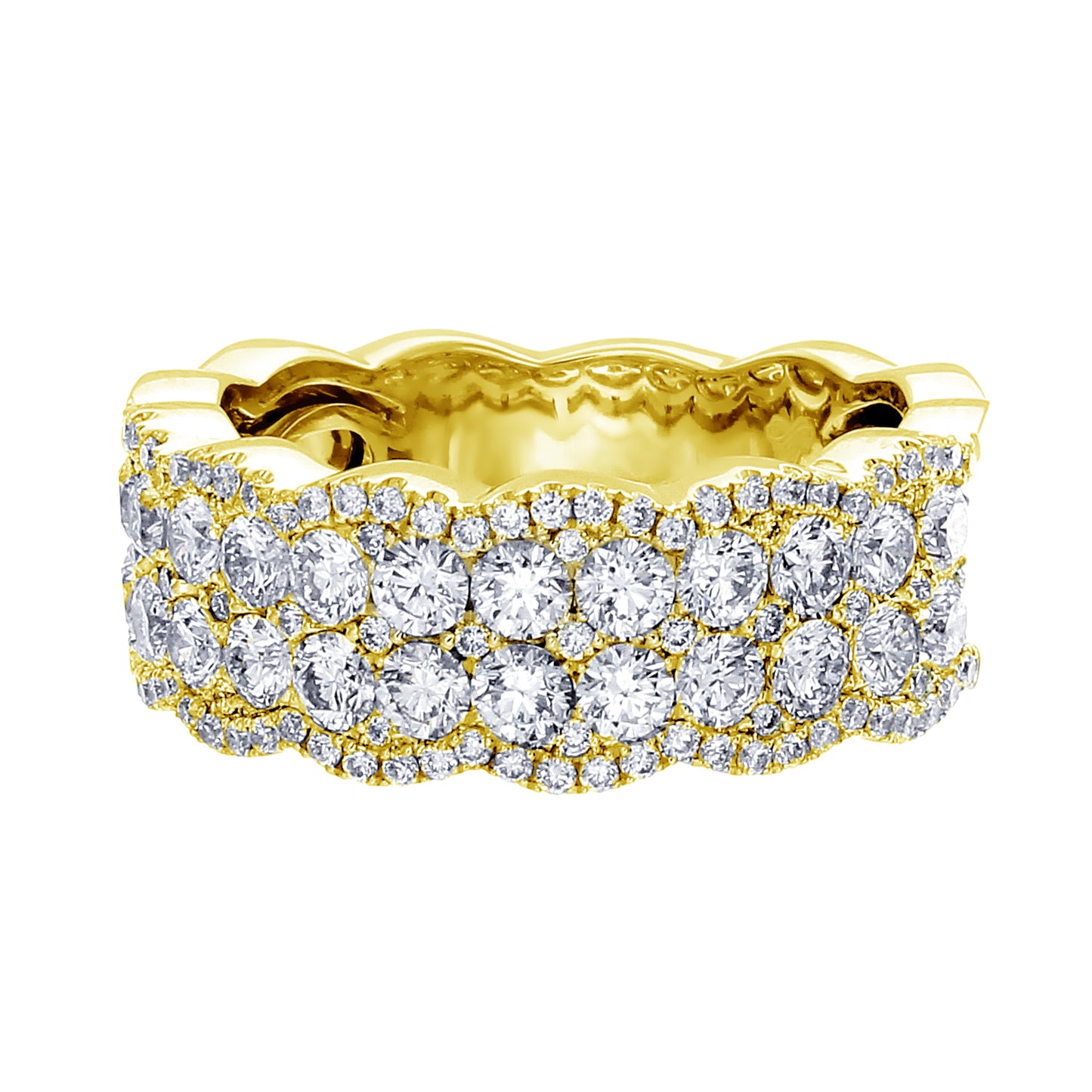 Opulent Love Story Diamond Wedding Ring