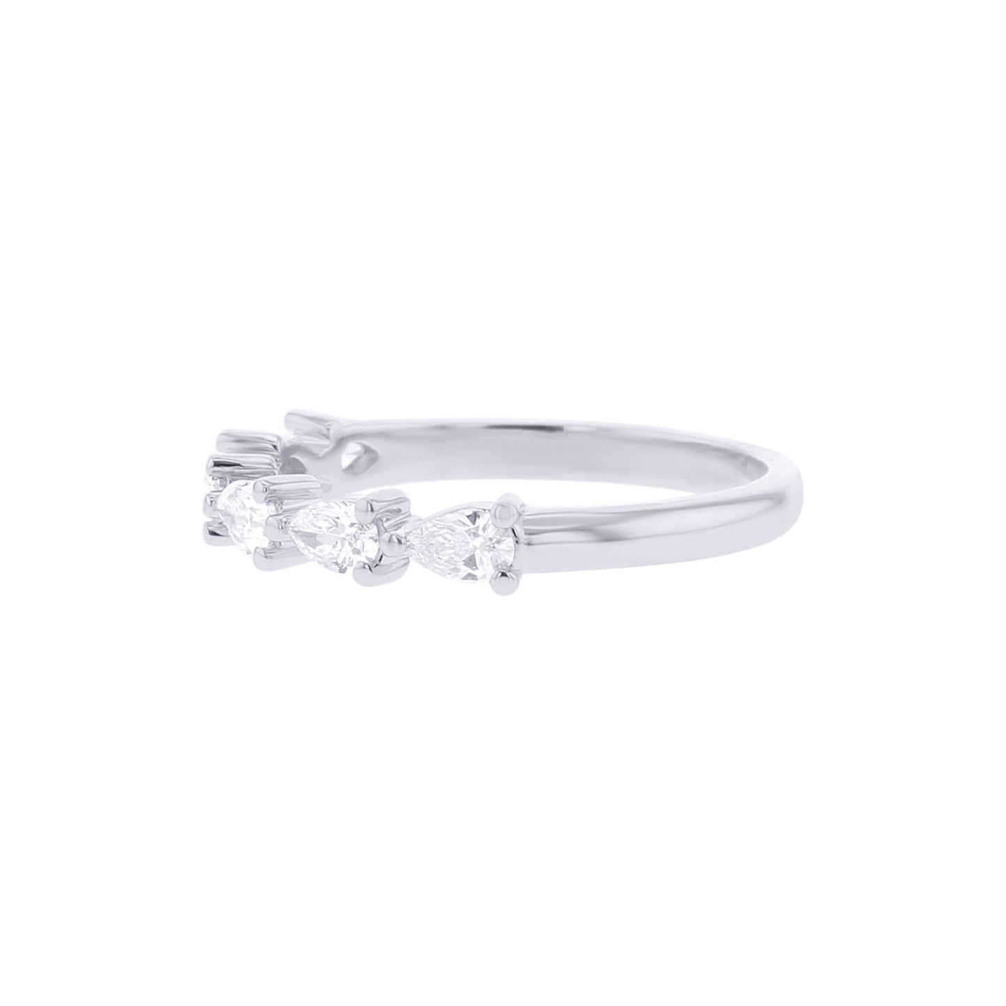 Simply Pear Diamond Wedding Ring 1/2ct