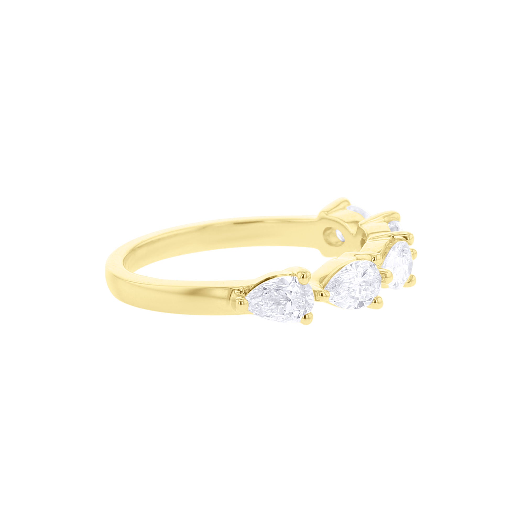 Simply Pear Diamond Wedding Ring 1ct