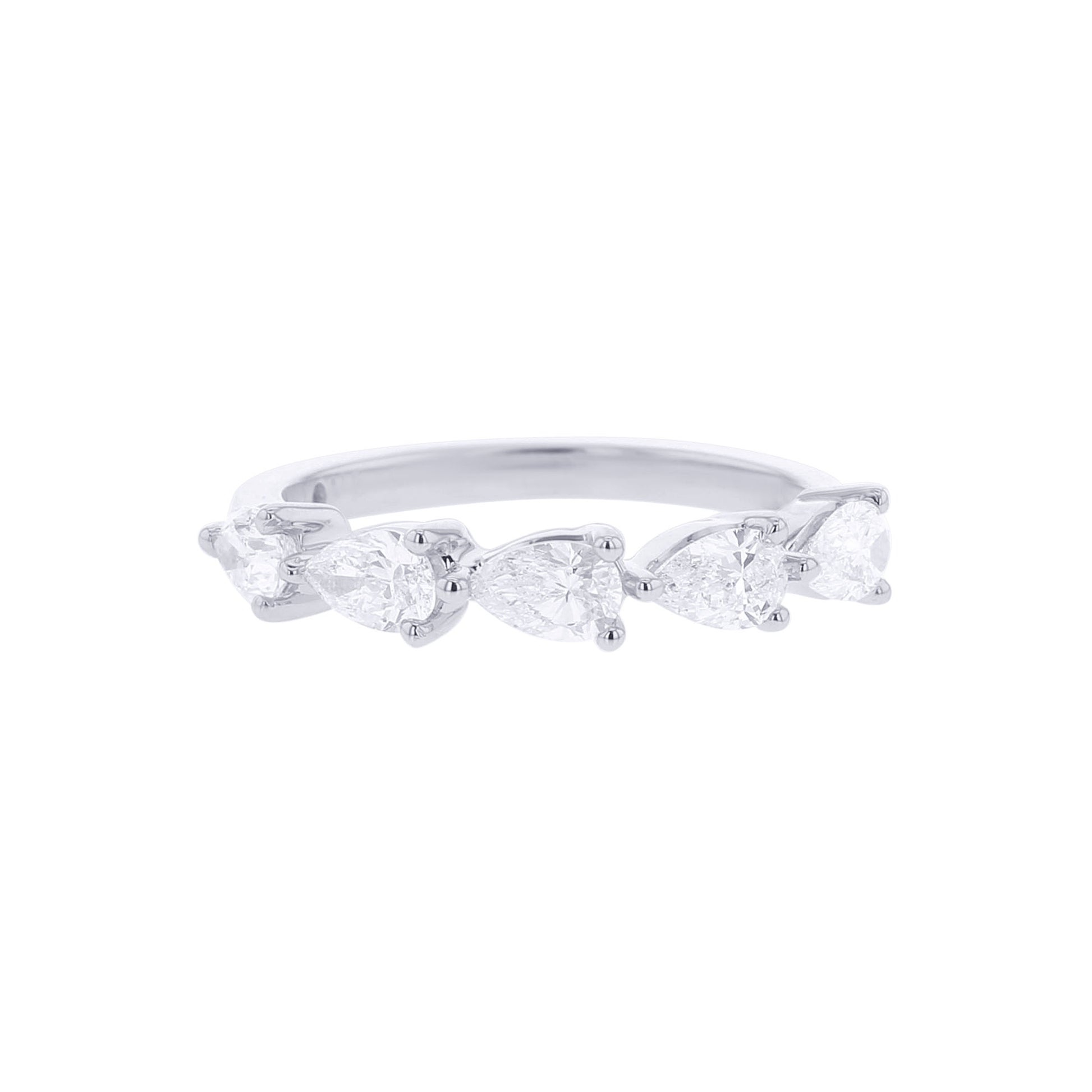 Simply Pear Diamond Wedding Ring 1ct