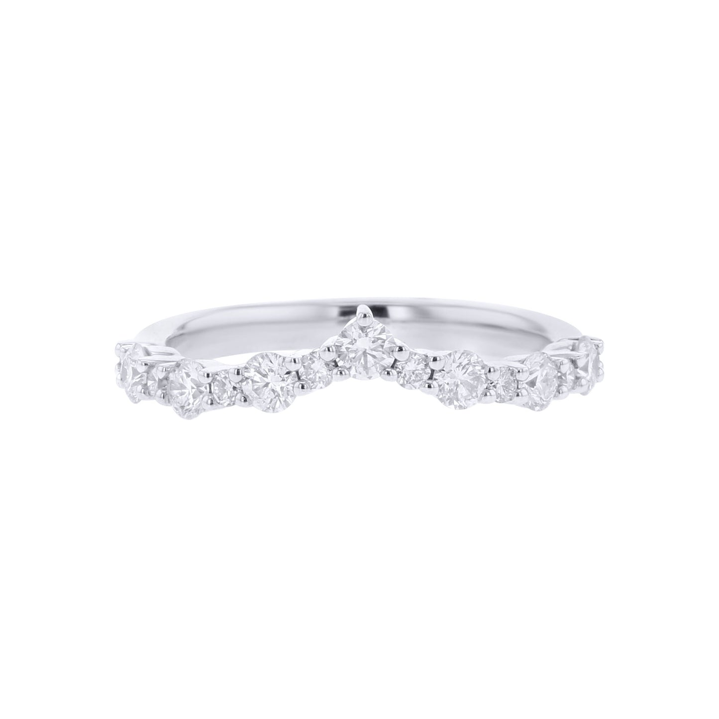 Royal Love Curved Diamond Ring