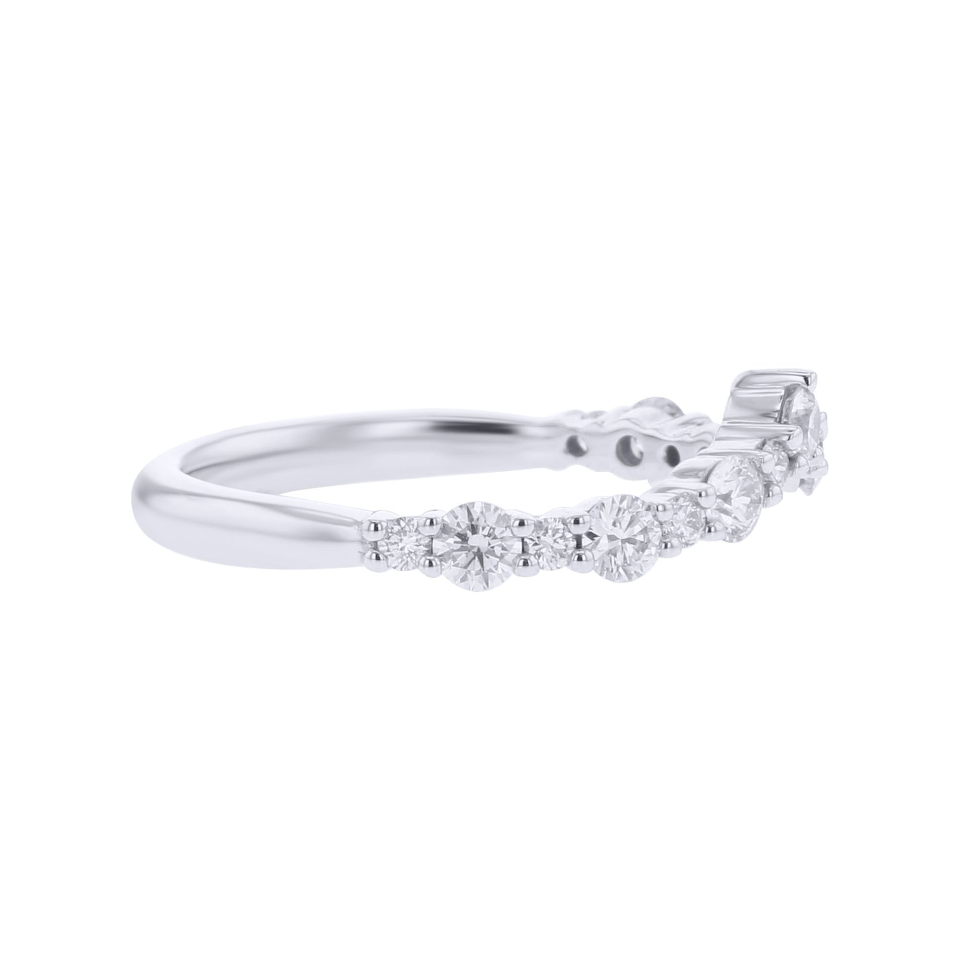 Royal Love Curved Diamond Ring