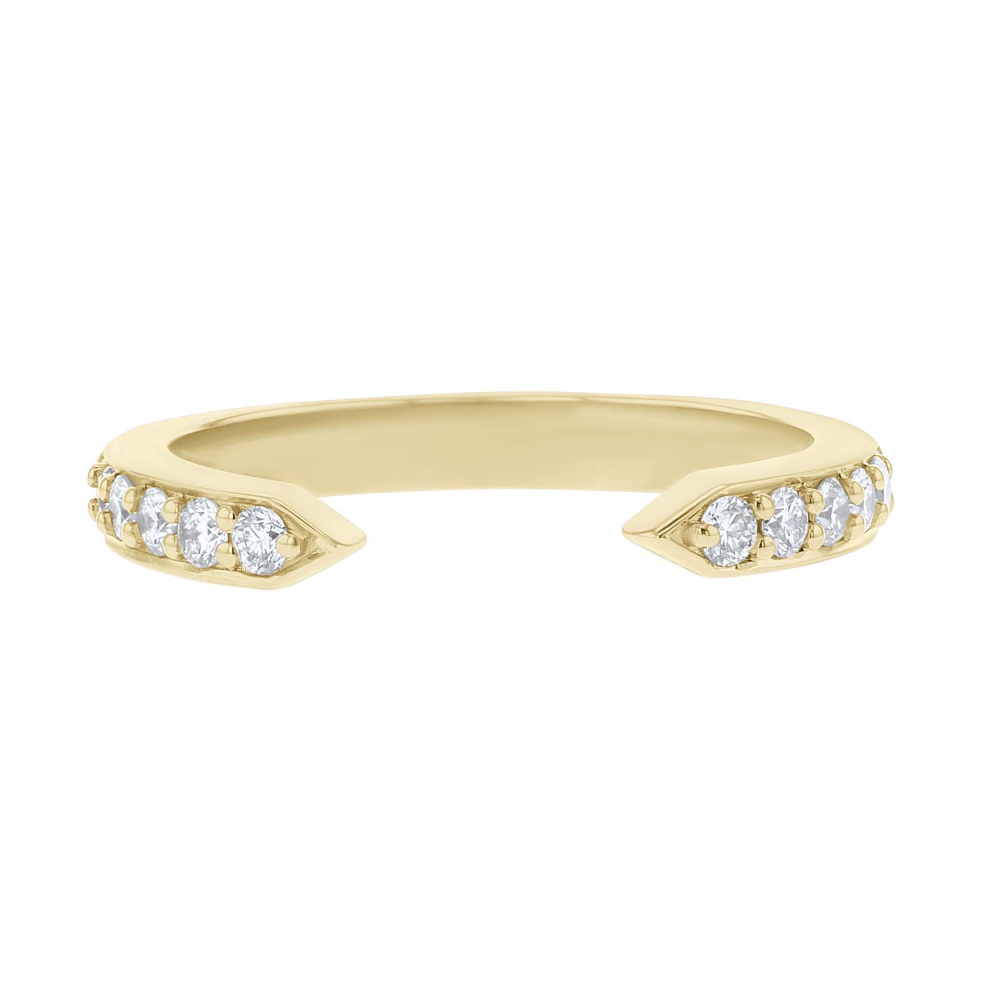 Falcon Diamond Open Wedding Ring