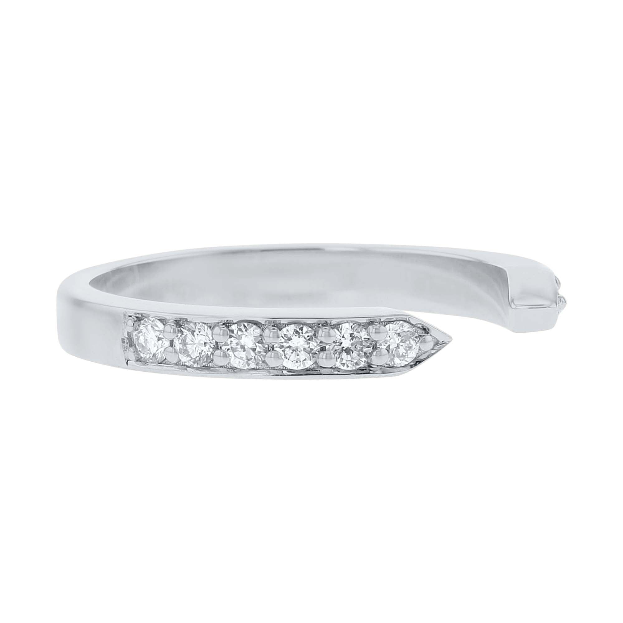 Falcon Diamond Open Wedding Ring