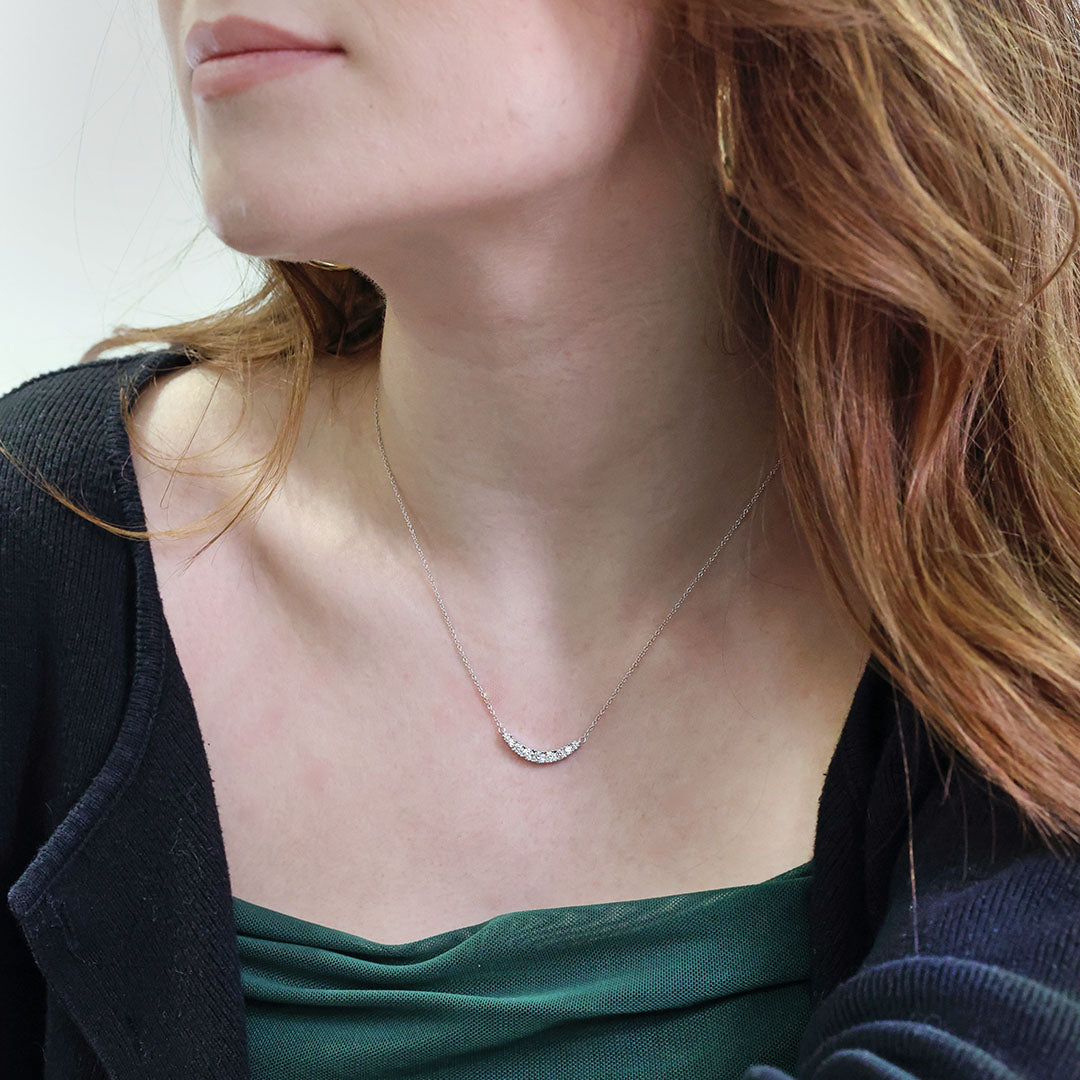 Smile Diamond Necklace