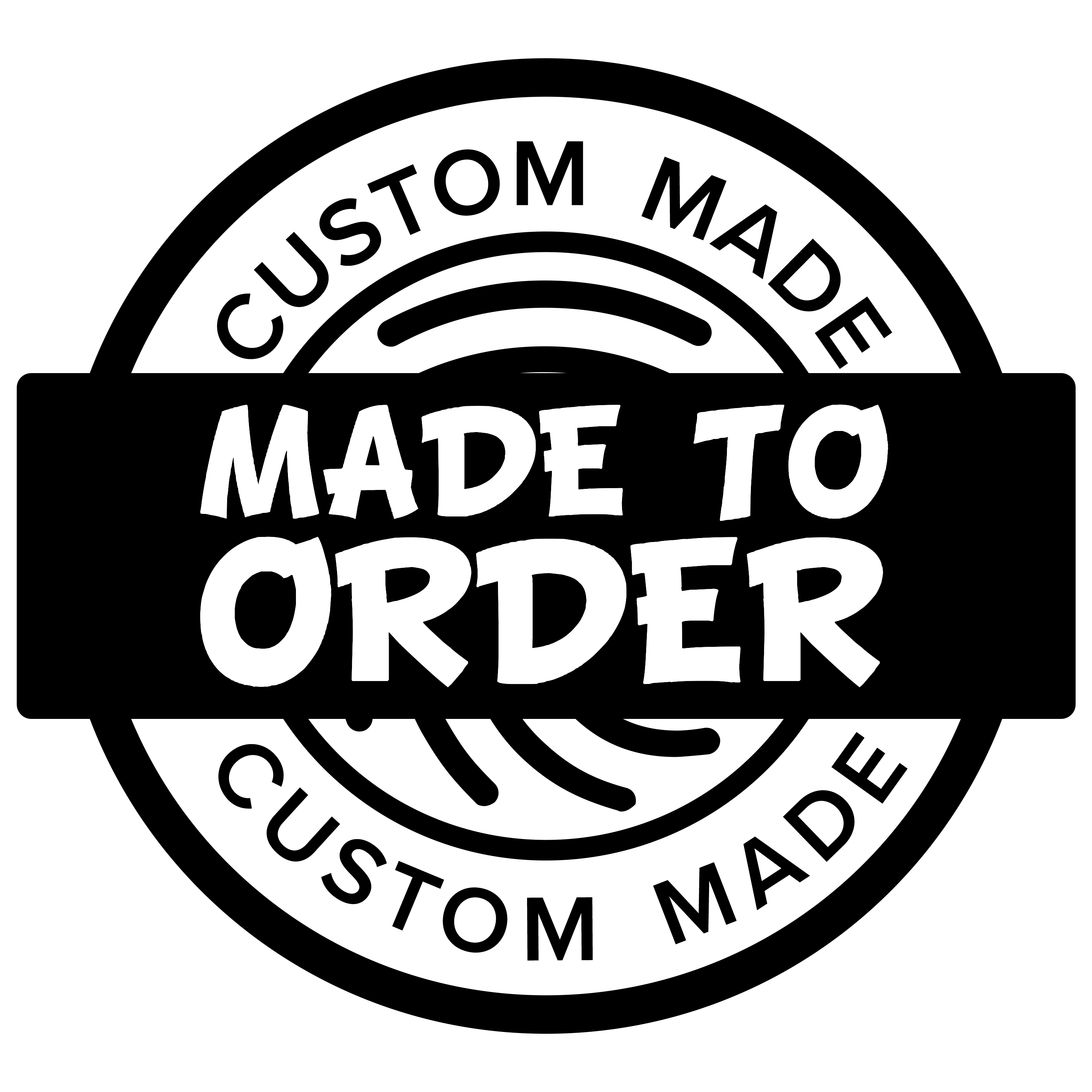 Made to order badge
