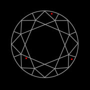 A diamond sketch illustrating VVS2 diamond inclusions.