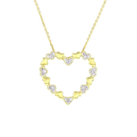 Smitten Diamond Heart Necklace