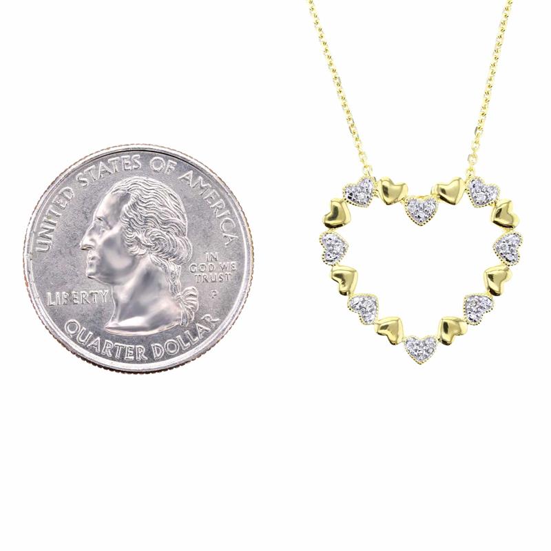 Smitten Diamond Heart Necklace