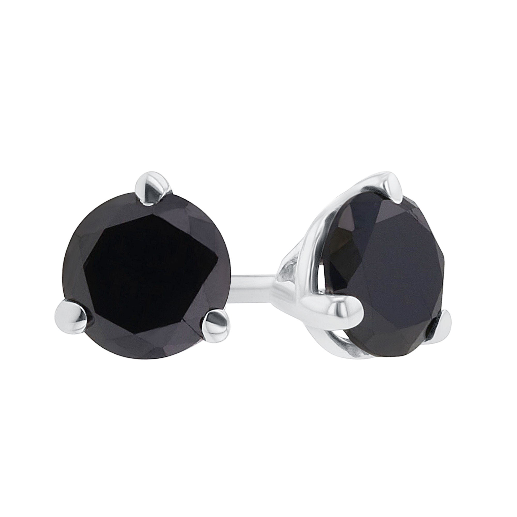 Singer Rio Stud Get Naked Black Diamond Stud Earrings 1/2ct – Steven Singer Jewelers