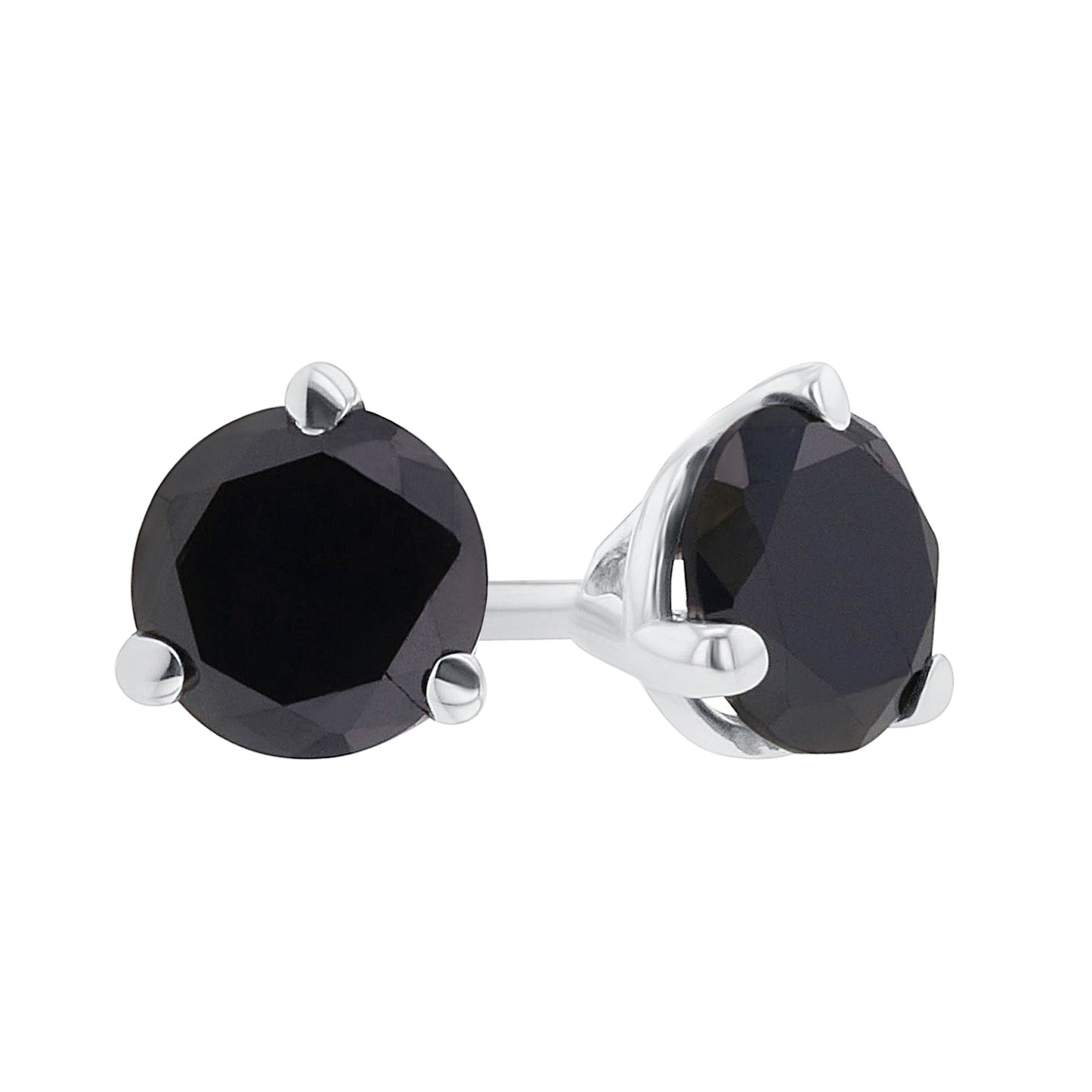 Get Naked Black Diamond Studs 1/2ct