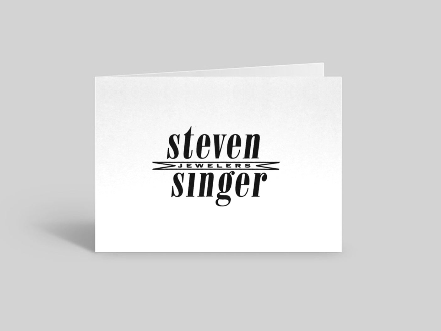 Steven Singers gift note card