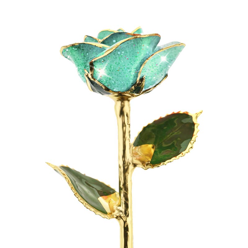 Hello Bluetiful 24kt Gold Dipped Rose