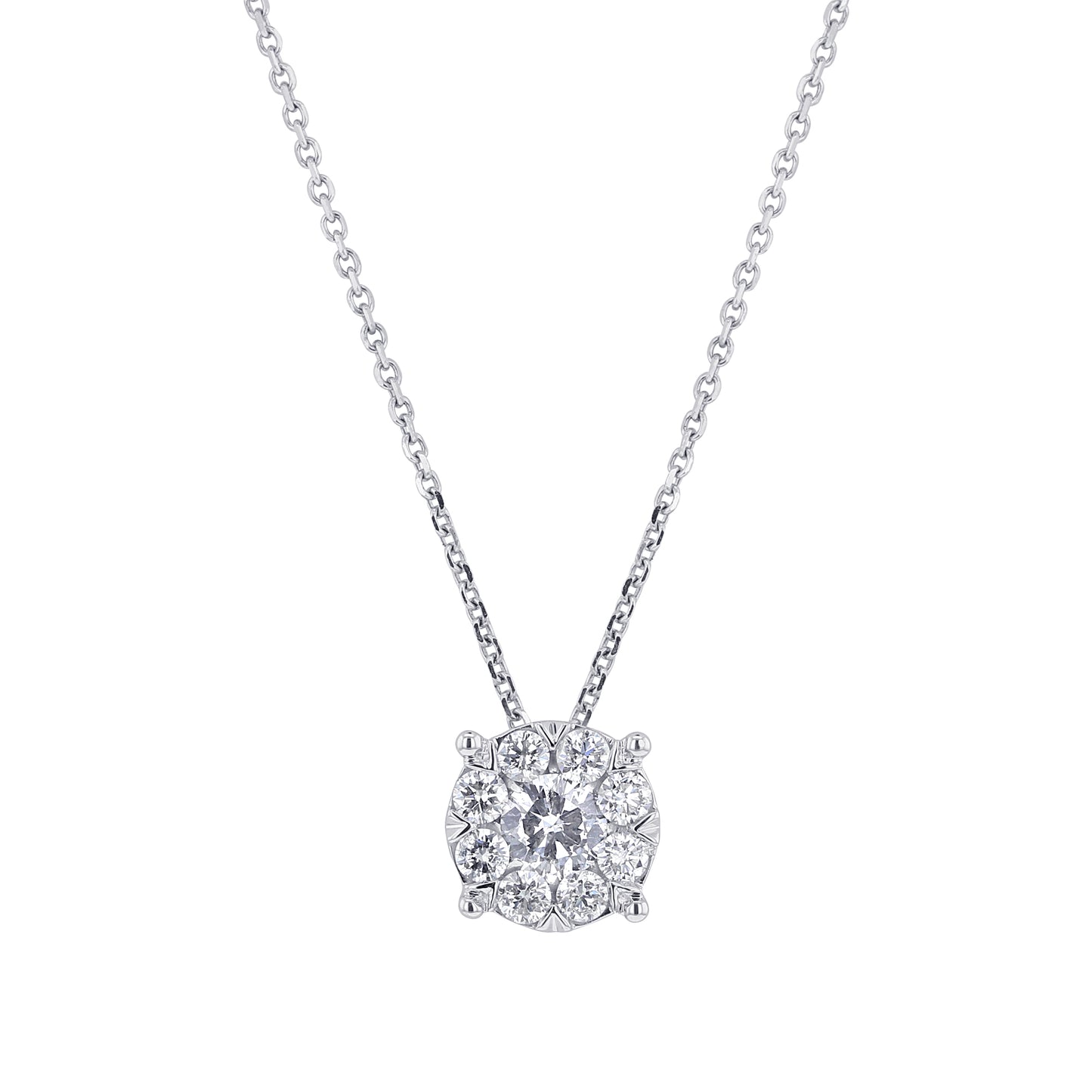 Miracle Elegant Diamond Necklace 1ct
