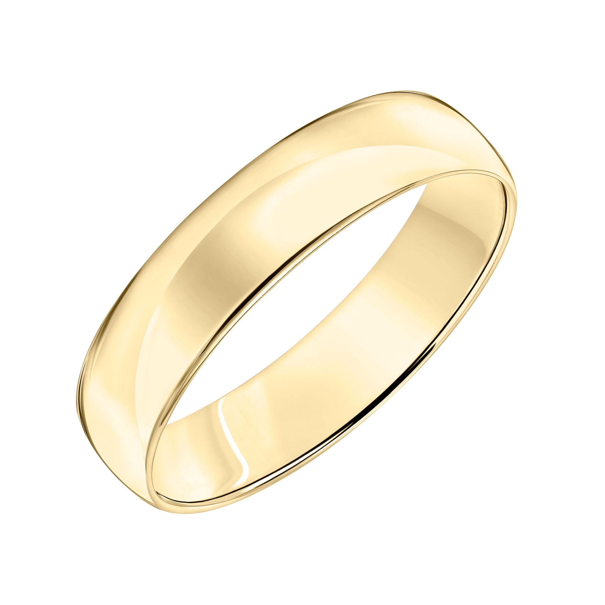 Roux 5mm Light Low Dome Wedding Ring