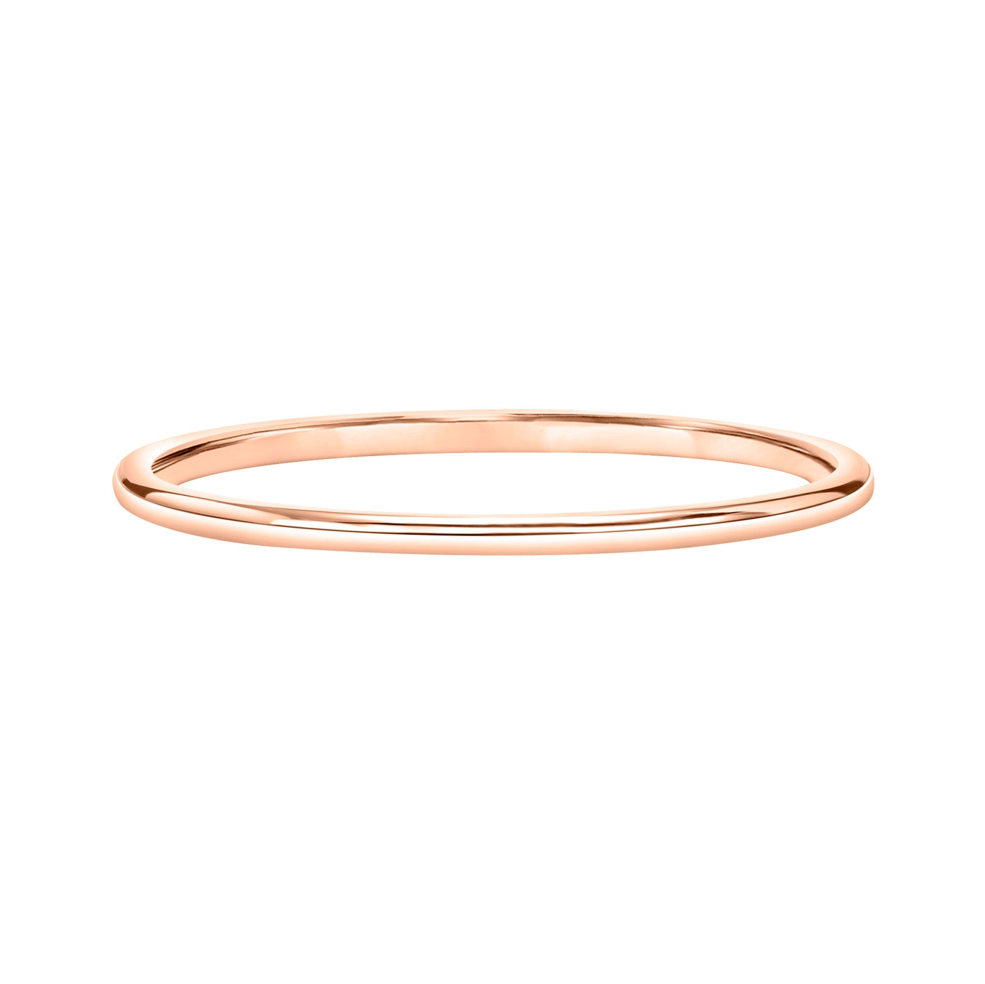 Roux 1mm Light Low Dome Wedding Ring