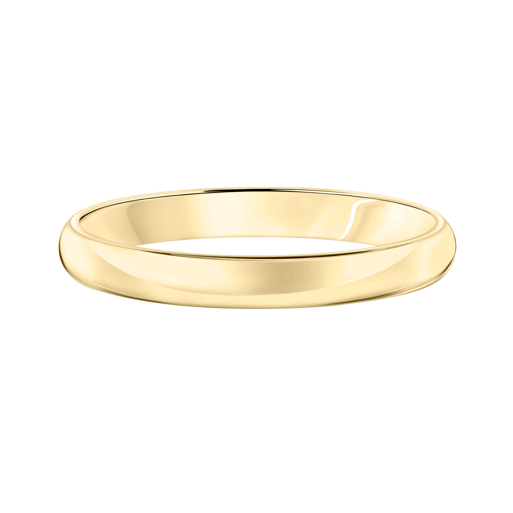 Roux 3mm Light Low Dome Wedding Ring