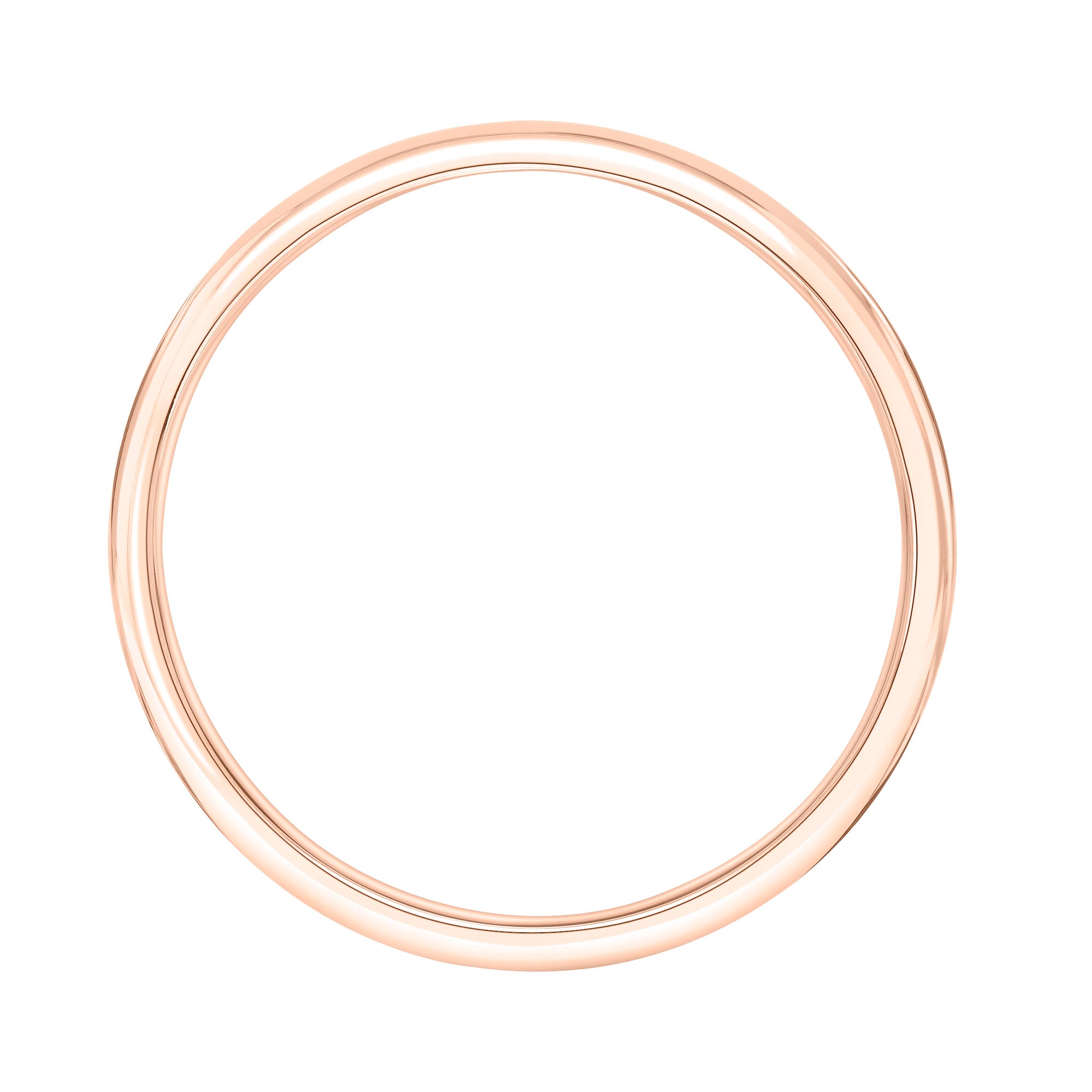 Roux 3mm Light Low Dome Wedding Ring