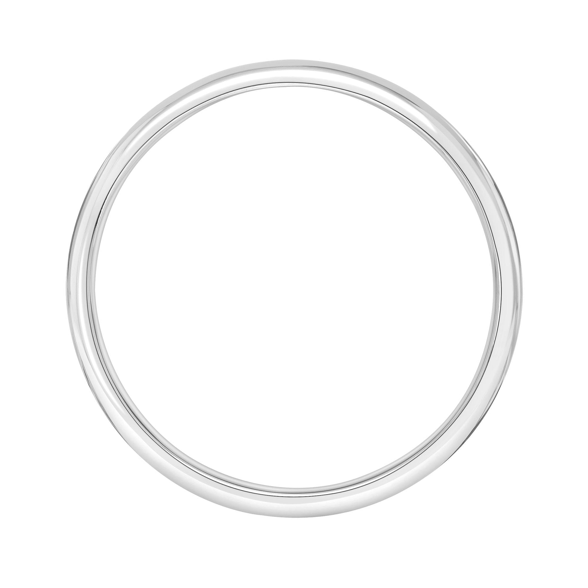 Roux 3mm Light Low Dome Wedding Ring