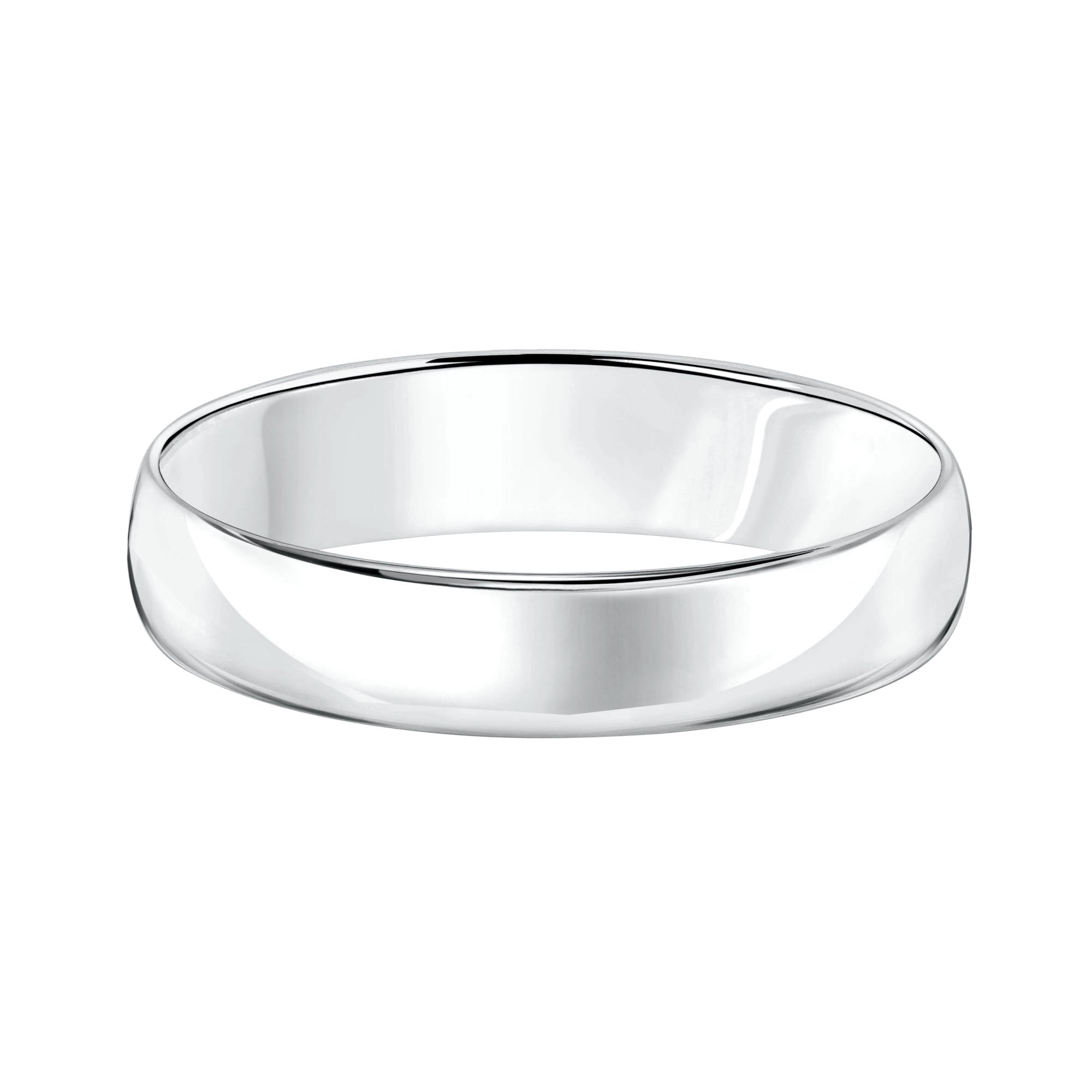 Roux 4mm Light Low Dome Wedding Ring – Steven Singer Jewelers