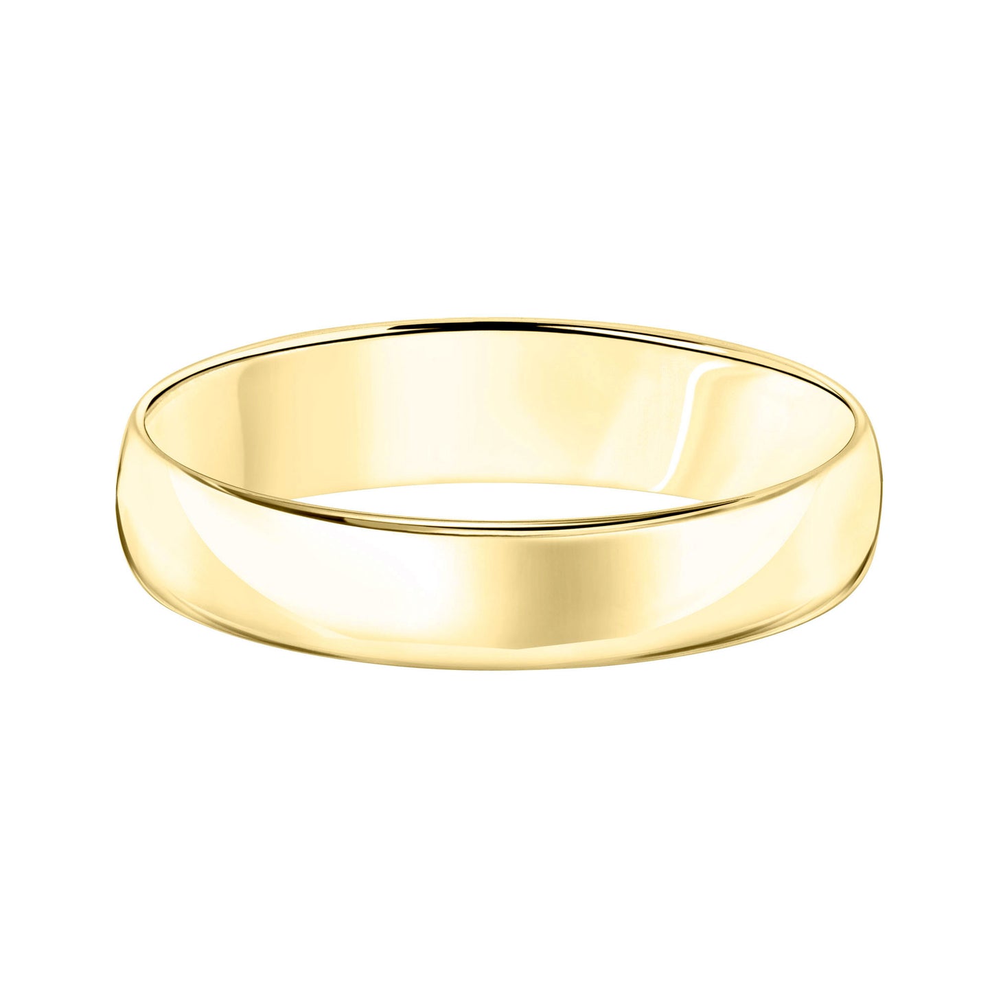 Roux 4mm Light Low Dome Wedding Ring