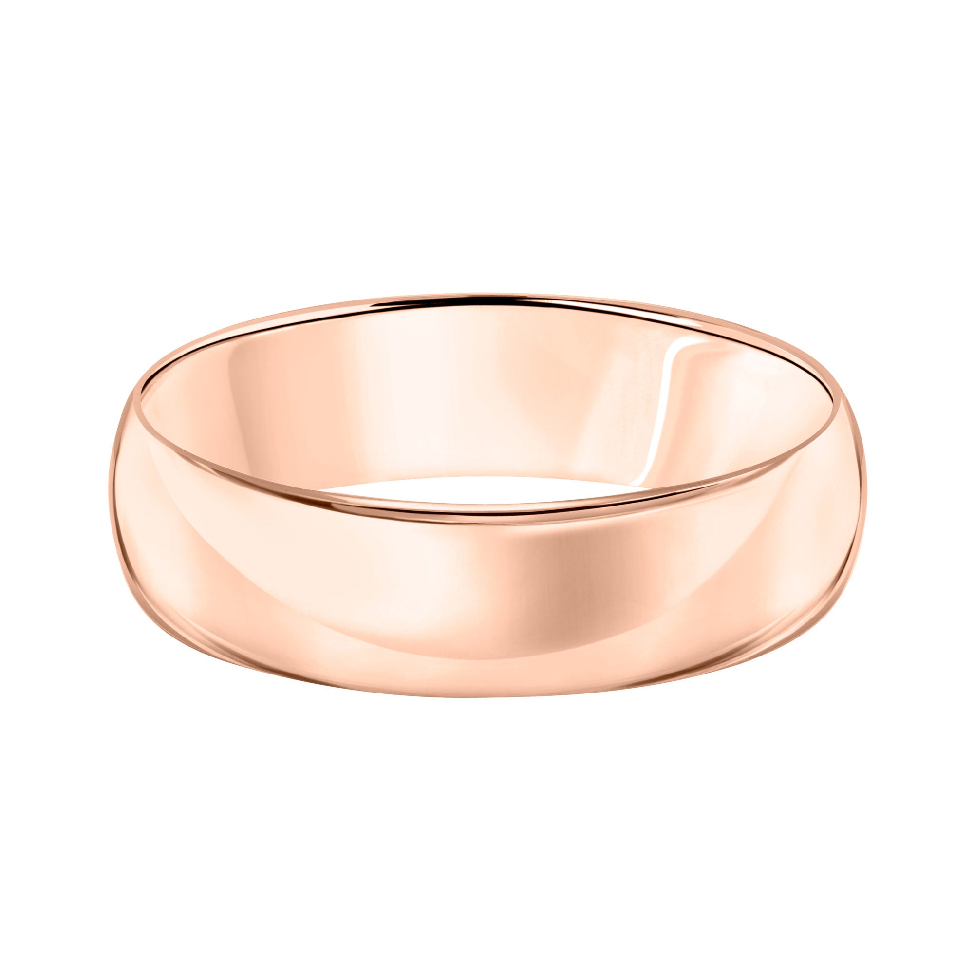 Roux 6mm Light Low Dome Wedding Ring