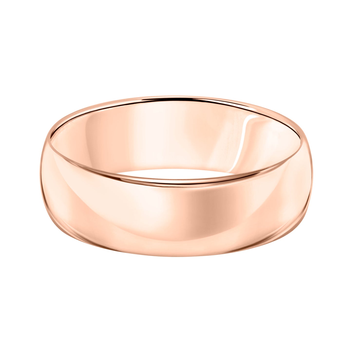 Roux 7mm Light Low Dome Wedding Ring