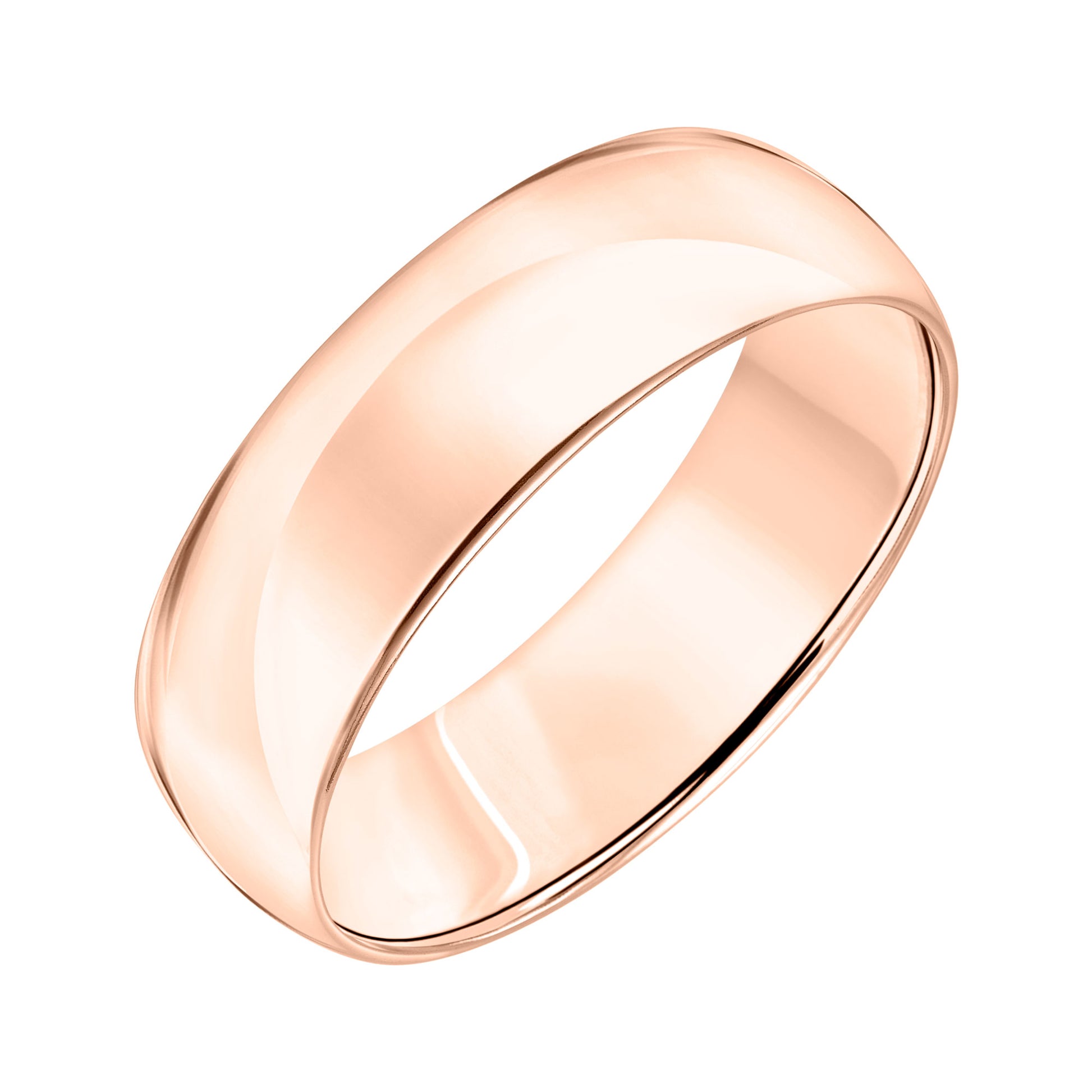 Roux 7mm Light Low Dome Wedding Ring
