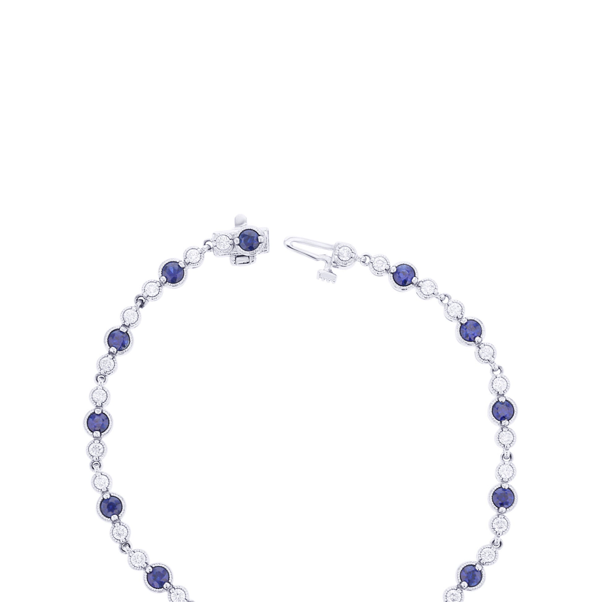 Delmar Diamond and Sapphire Bracelet