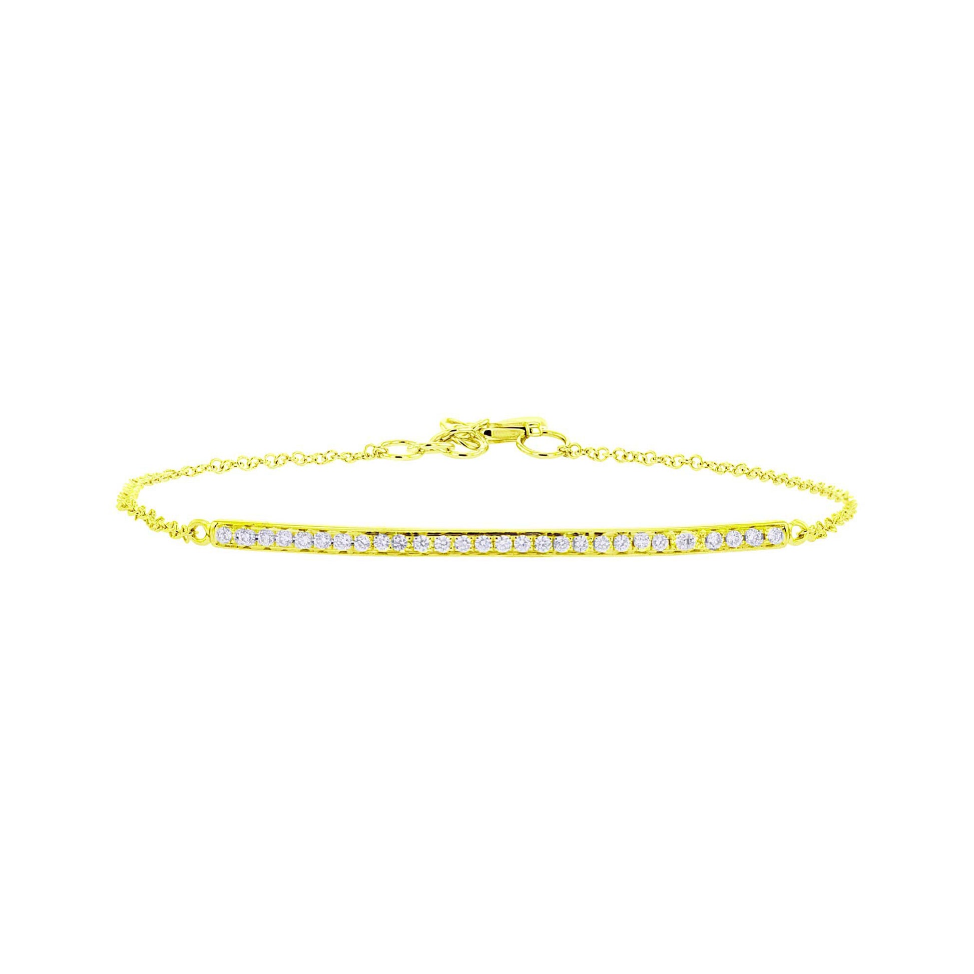 Gavyn Bar Diamond Bracelet