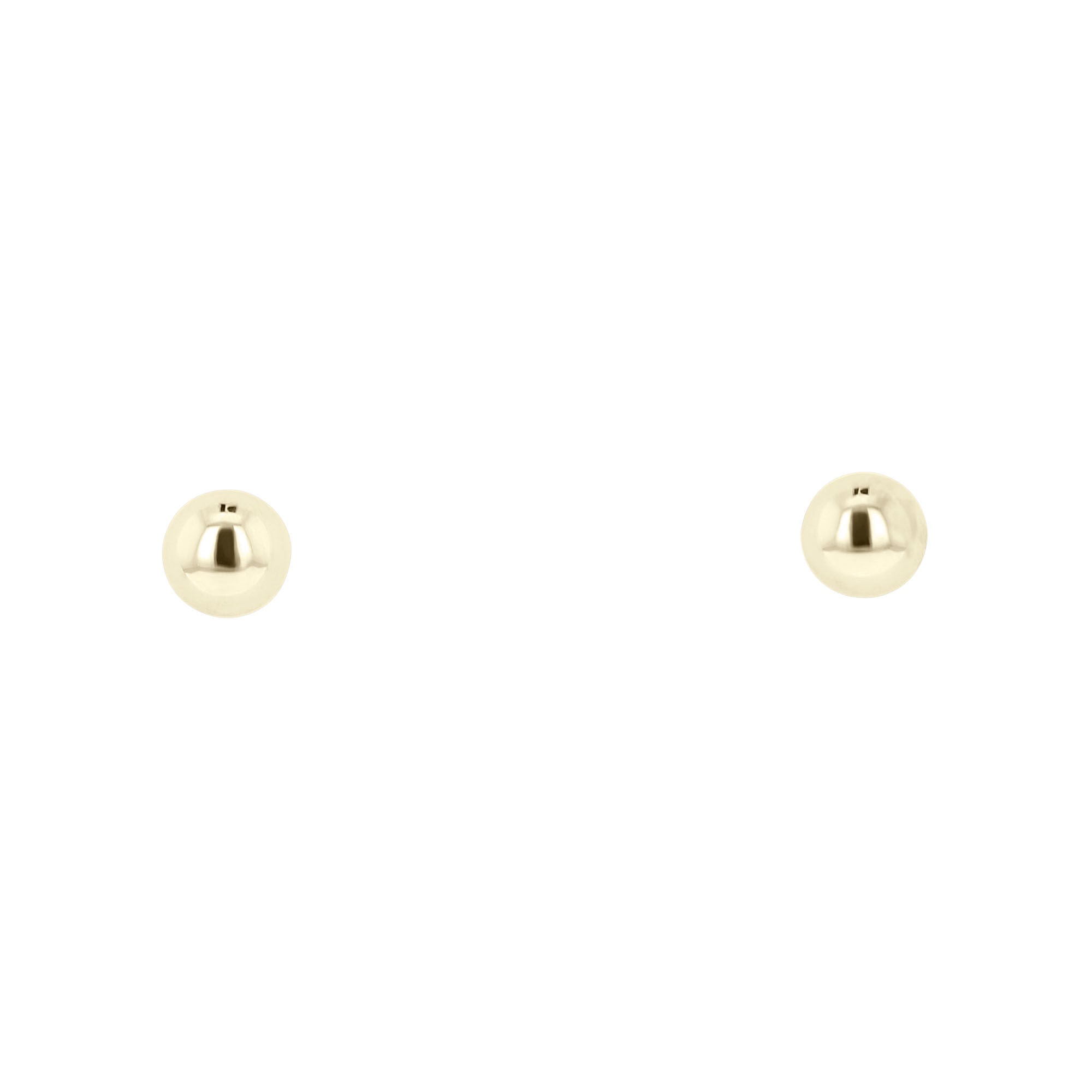 Gold Stud Earrings 3mm