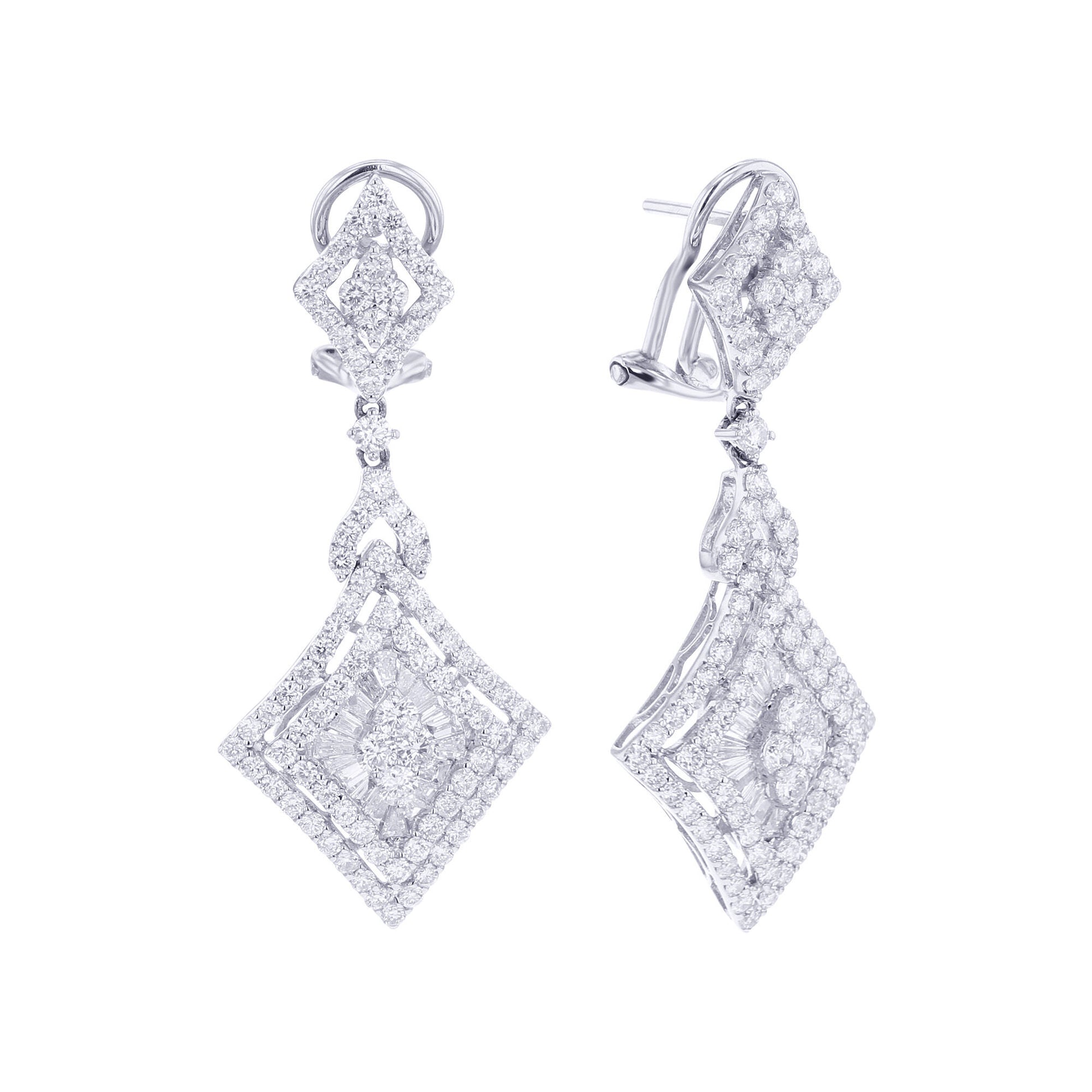 Chandler Diamond Drop Earrings