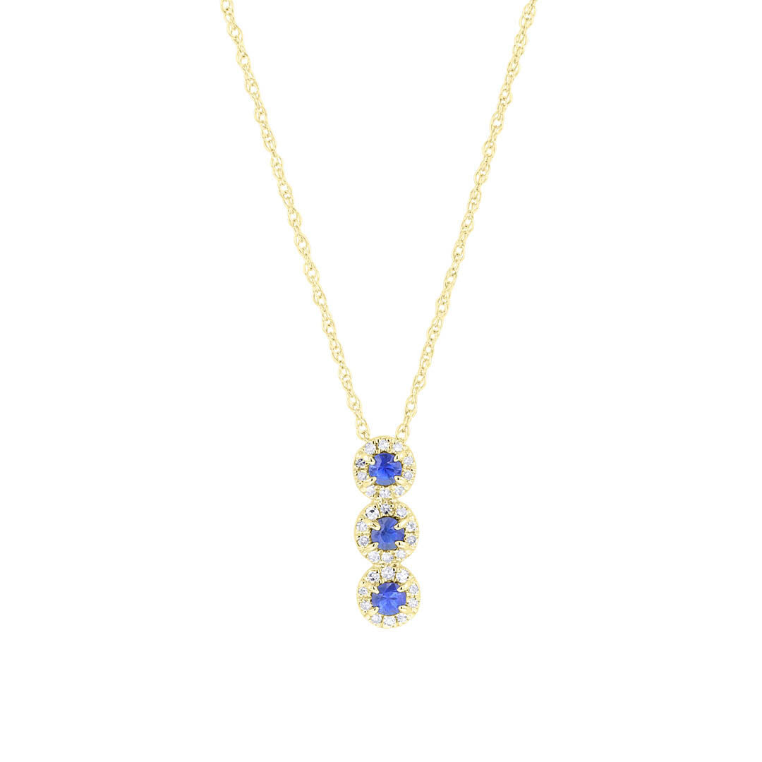 Aoki Sapphire and Diamond Necklace
